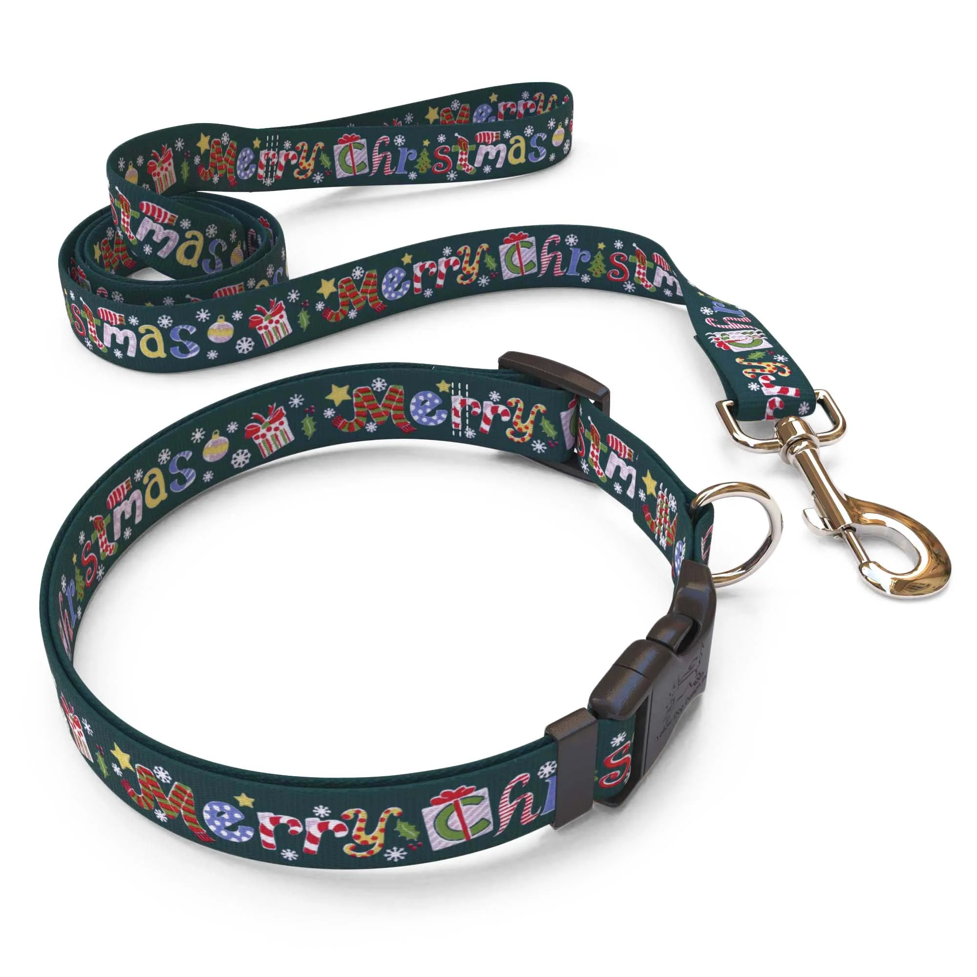 Merry Christmas Dog Collar - Image 4