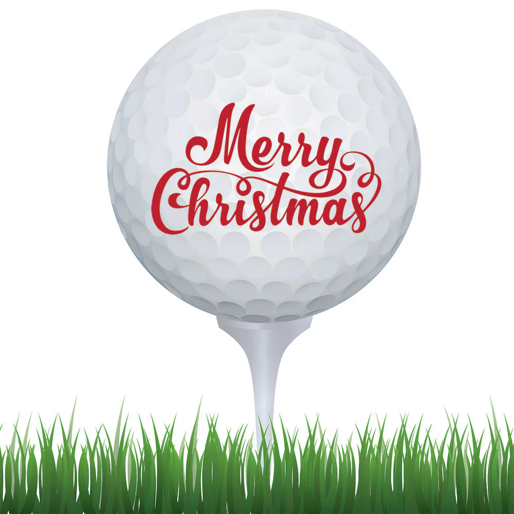 Merry Christmas Golf Ball - Image 2