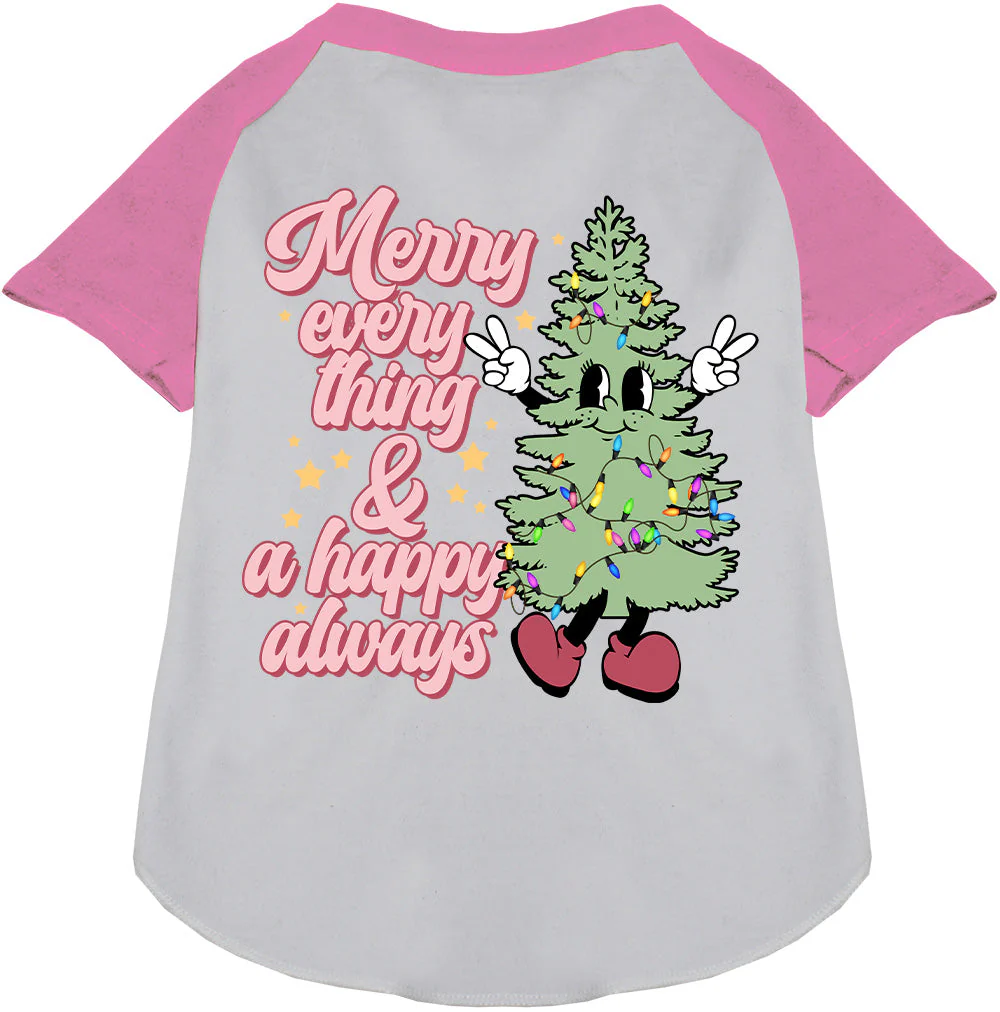 Merry Everything Pet Raglan Shirt - Image 5