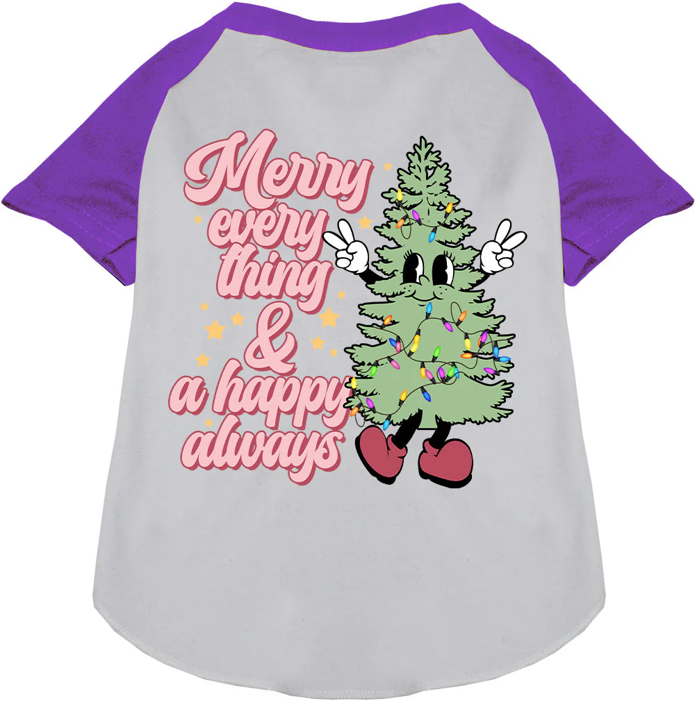 Merry Everything Pet Raglan Shirt - Image 6