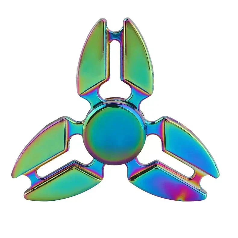 Metal Rainbow Fidget Spinner – Colorful EDC Hand Spinner Toy for Kids & Adults | Anti-Anxiety Stress Relief Finger Spinner Gift - Image 14