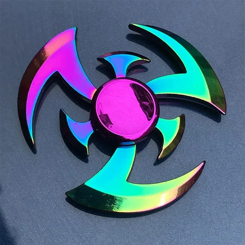 Metal Rainbow Fidget Spinner – Colorful EDC Hand Spinner Toy for Kids & Adults | Anti-Anxiety Stress Relief Finger Spinner Gift - Image 17