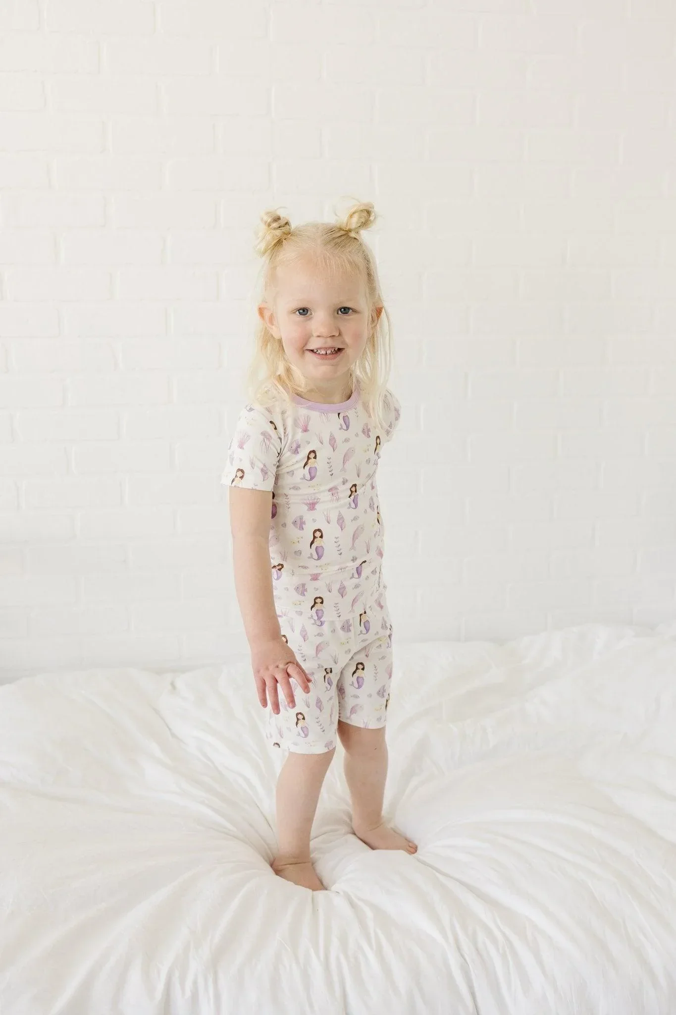 Mia's Mermaids 2pc Bamboo Pajamas *see size notes - Image 2