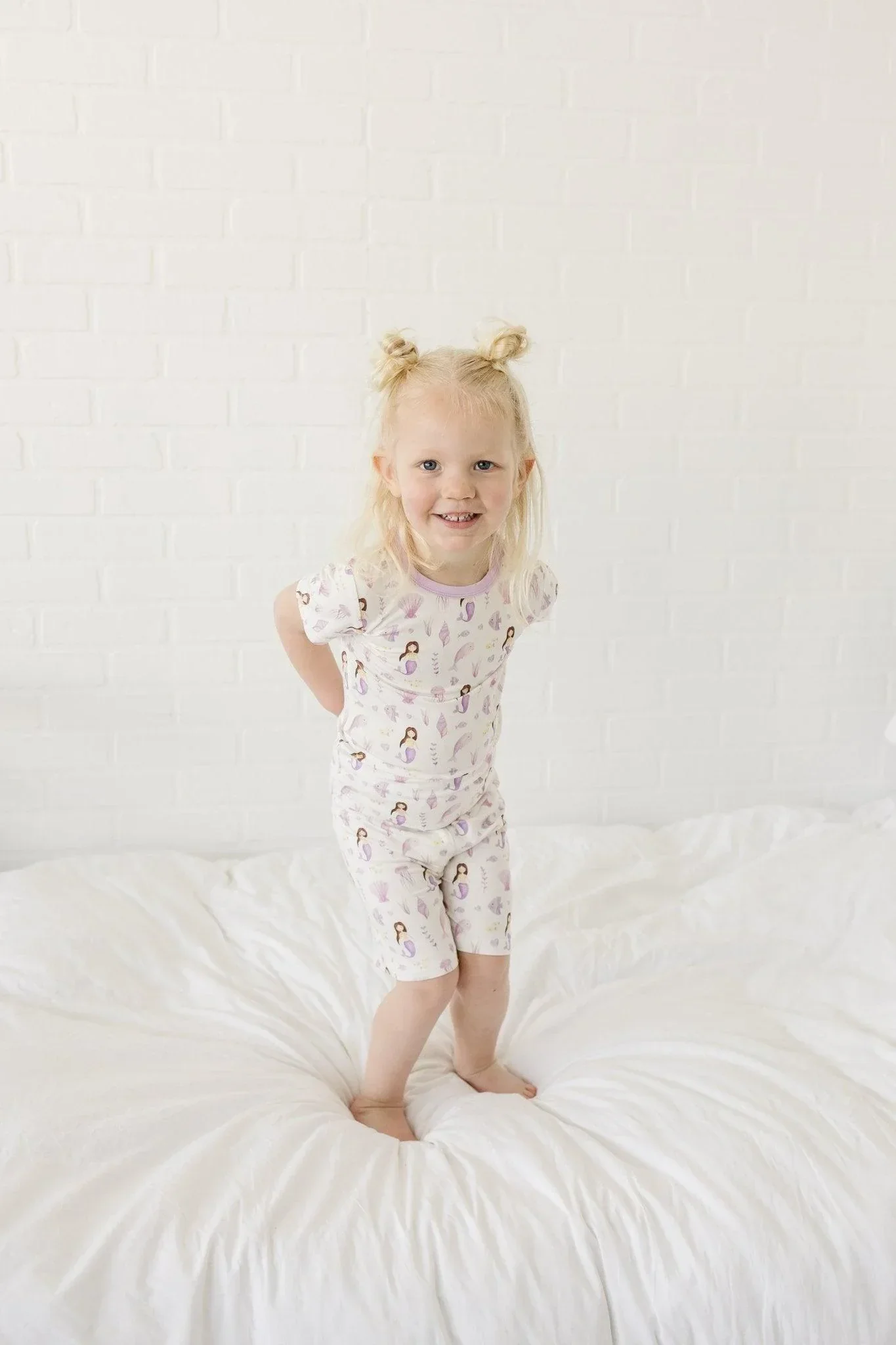 Mia's Mermaids 2pc Bamboo Pajamas *see size notes - Image 3