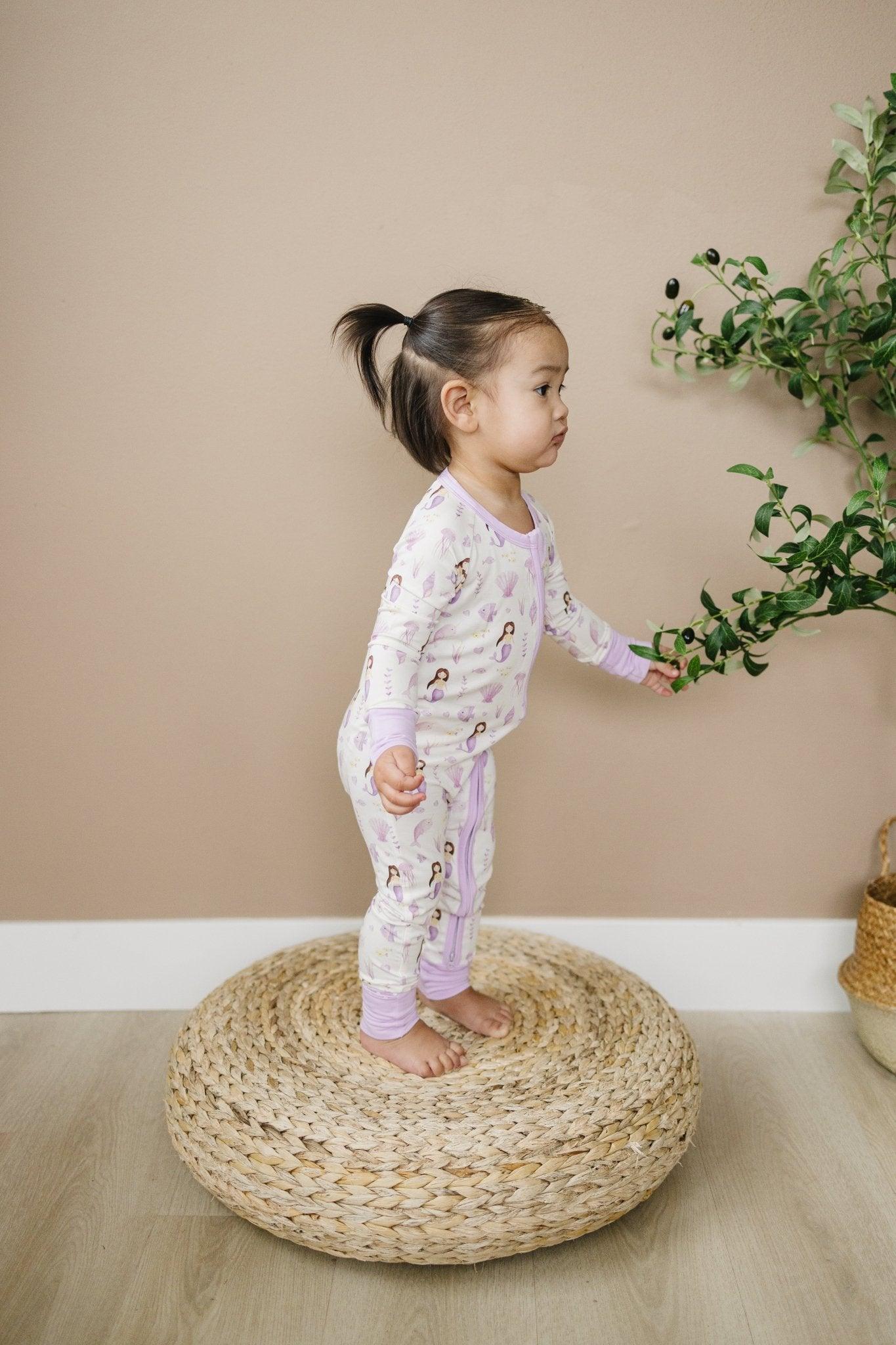 Mia's Mermaids Bamboo Zippy Romper - Image 4
