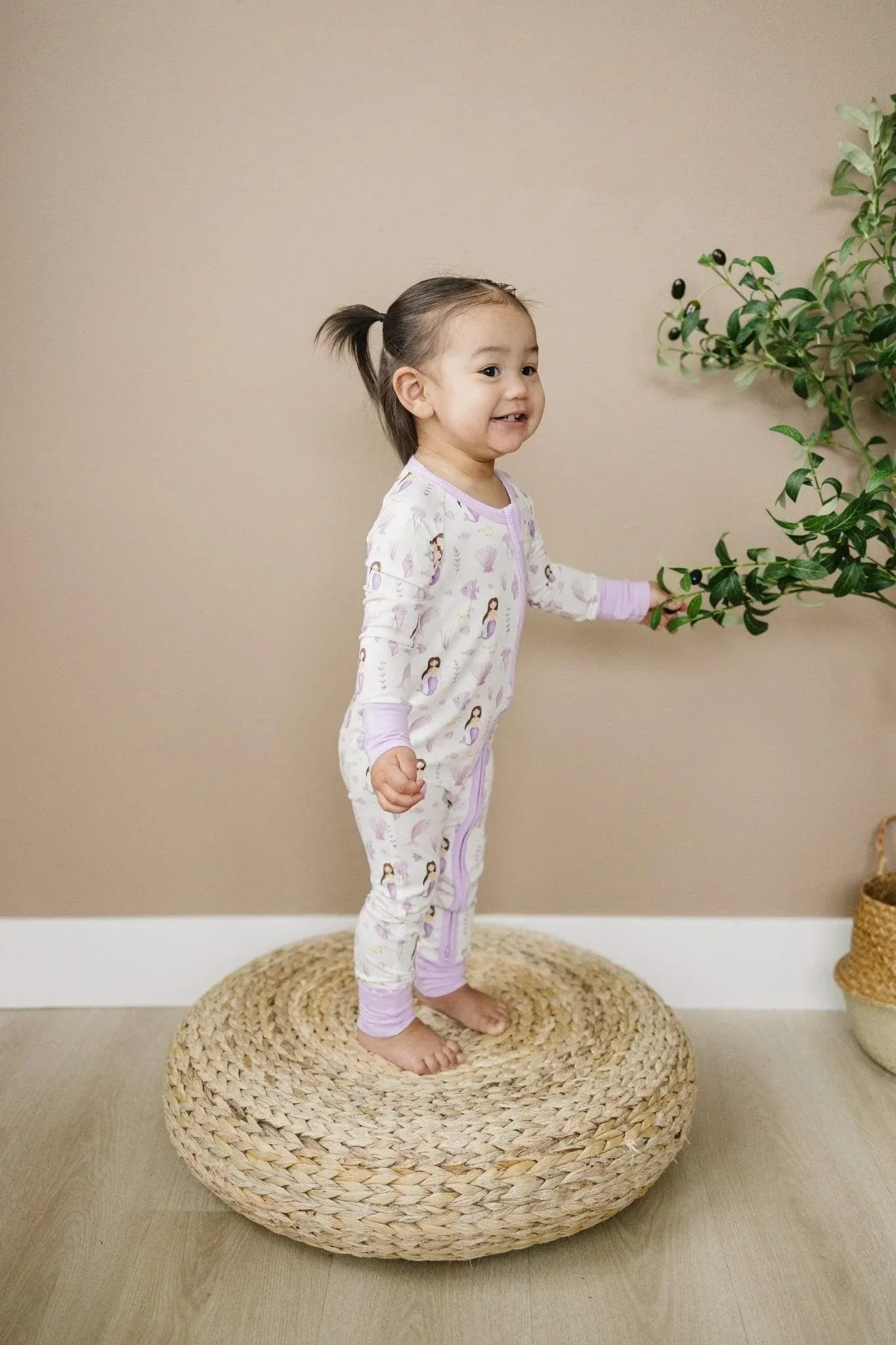 Mia's Mermaids Bamboo Zippy Romper - Image 5