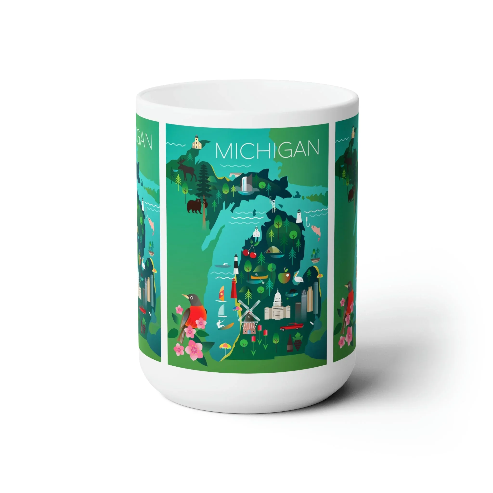 Michigan Ceramic Mug 11oz or 15oz - Image 2