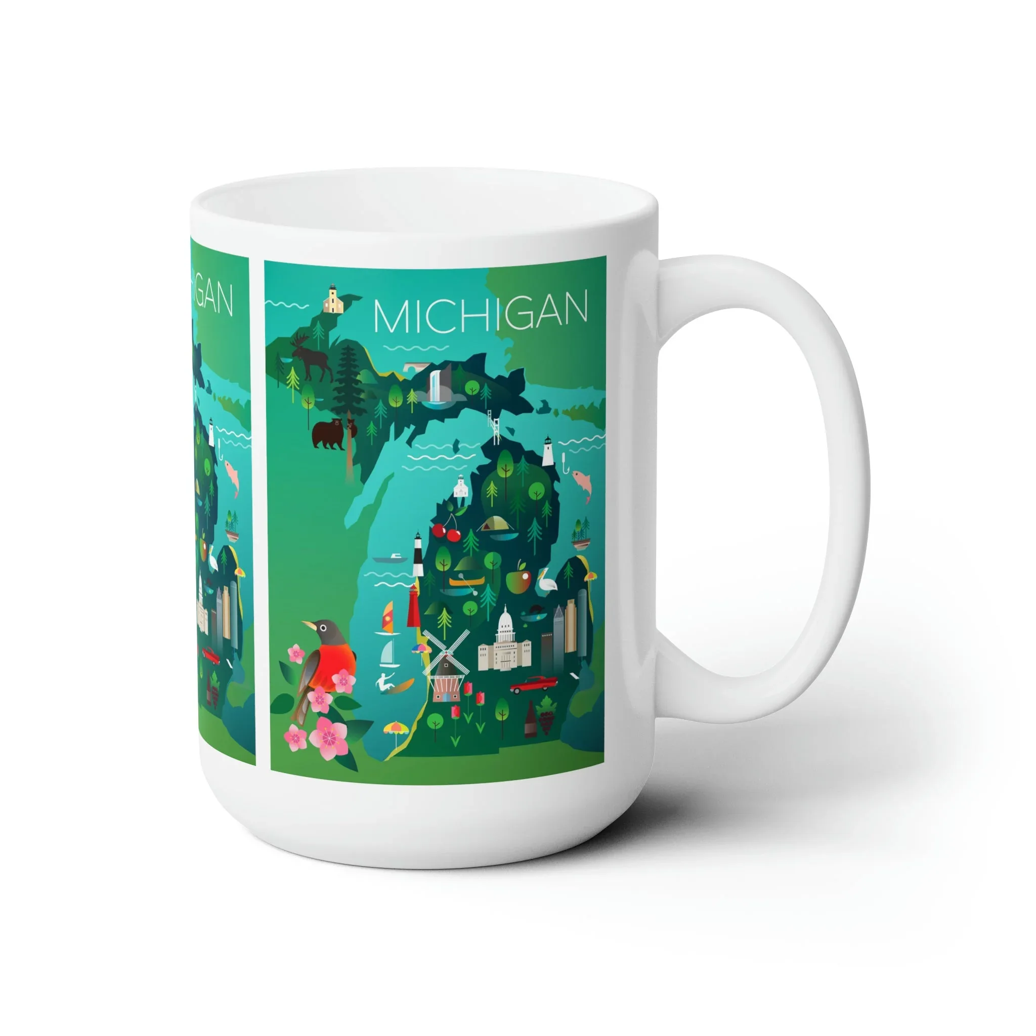Michigan Ceramic Mug 11oz or 15oz - Image 3