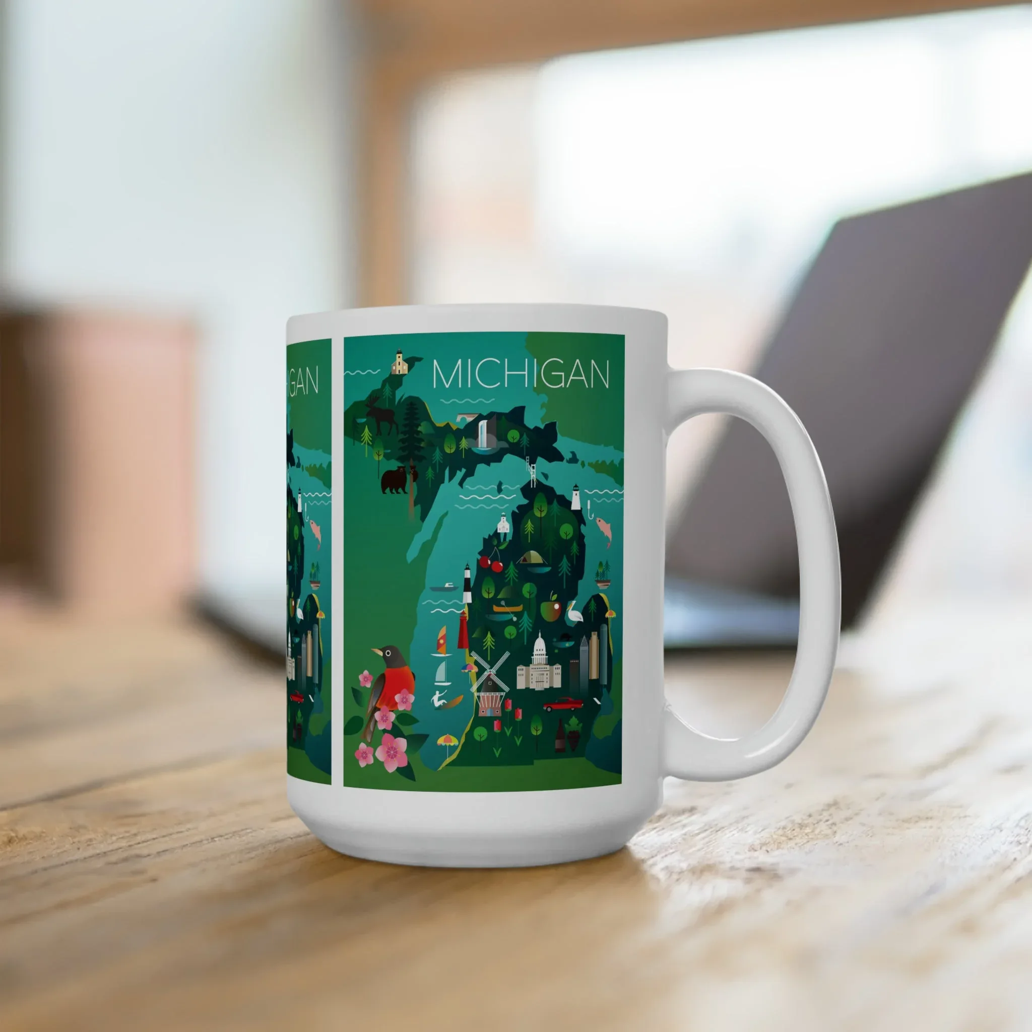 Michigan Ceramic Mug 11oz or 15oz - Image 4