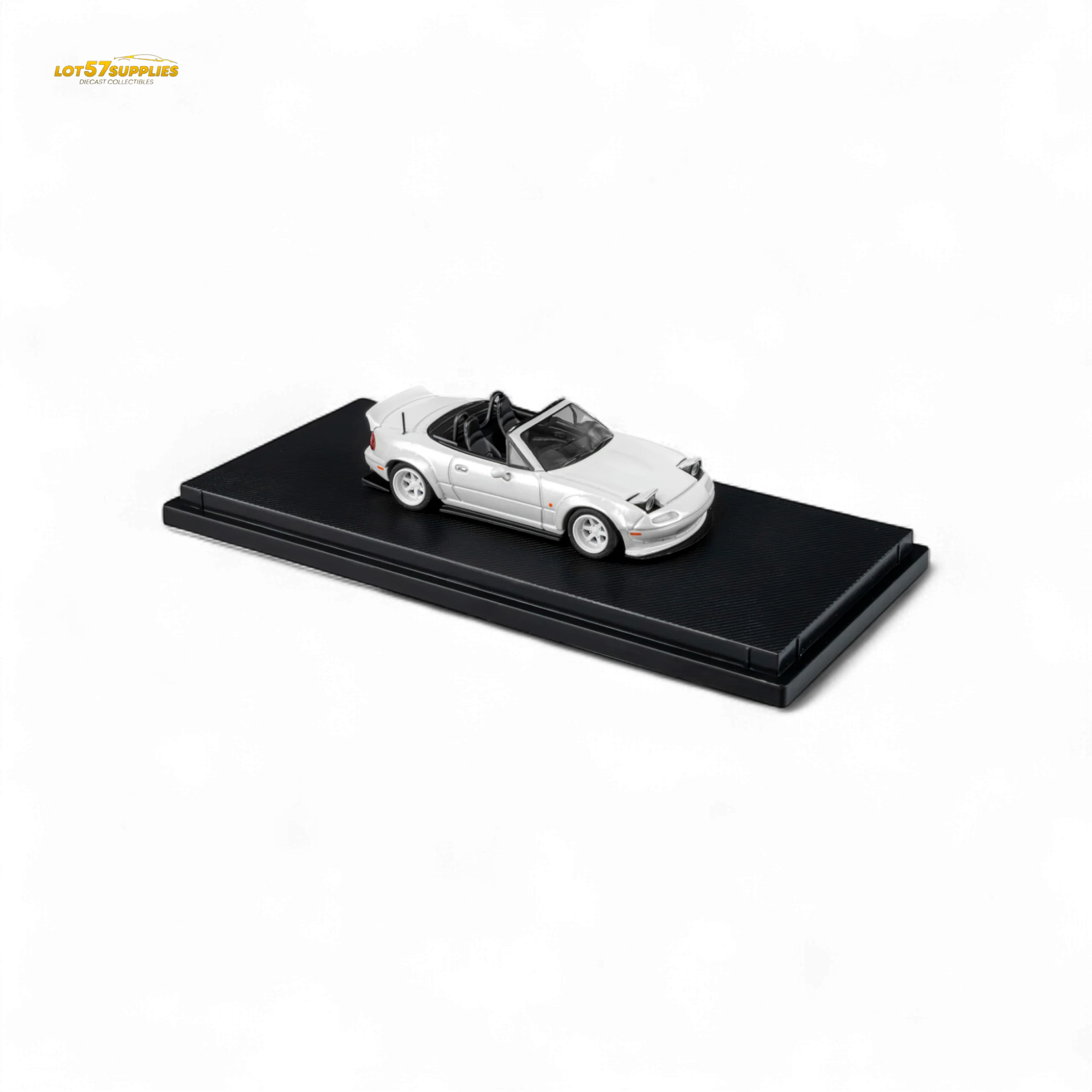 Microturbo Custom MX5 Rocket Bunny Metallic White 1:64 - Image 5