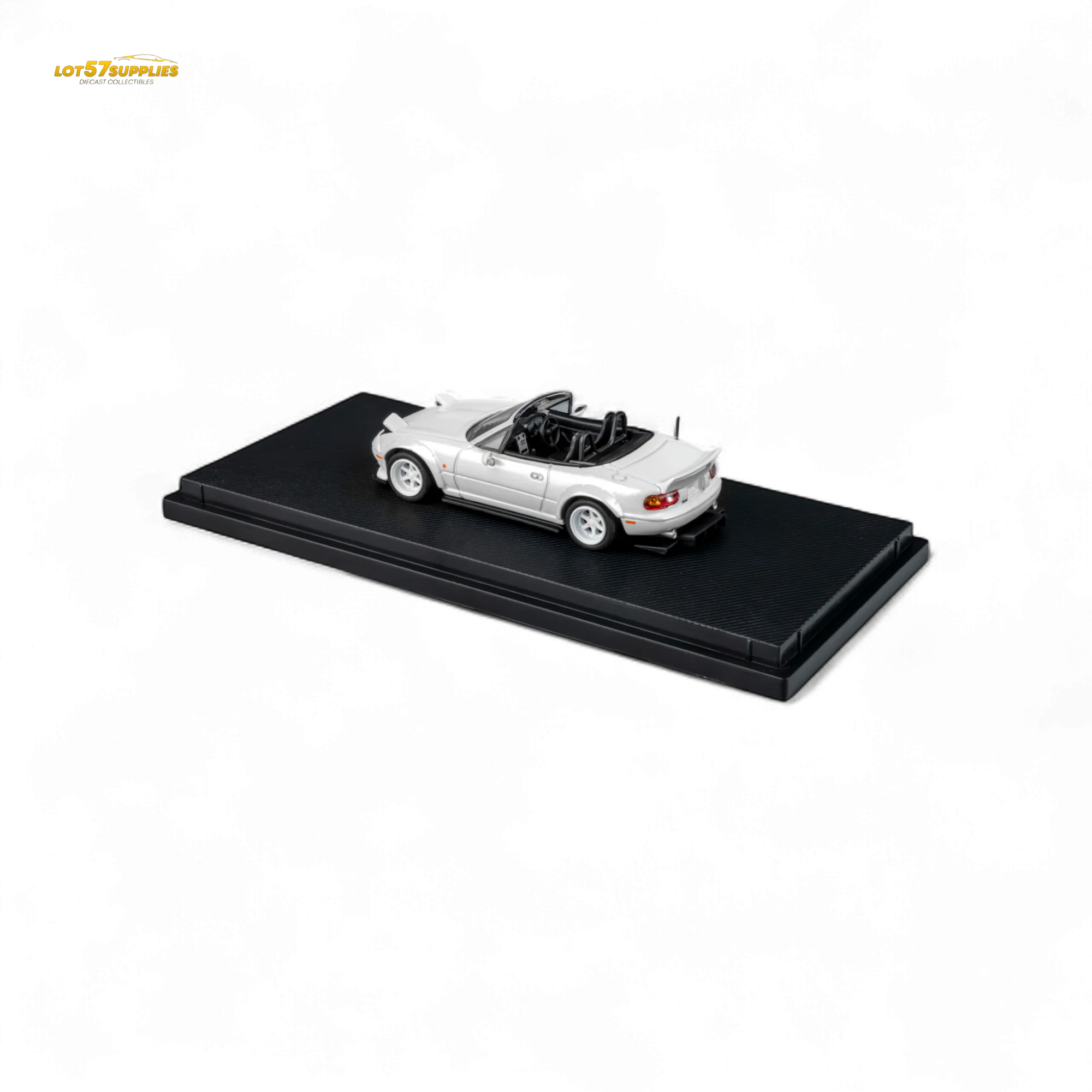 Microturbo Custom MX5 Rocket Bunny Metallic White 1:64 - Image 6