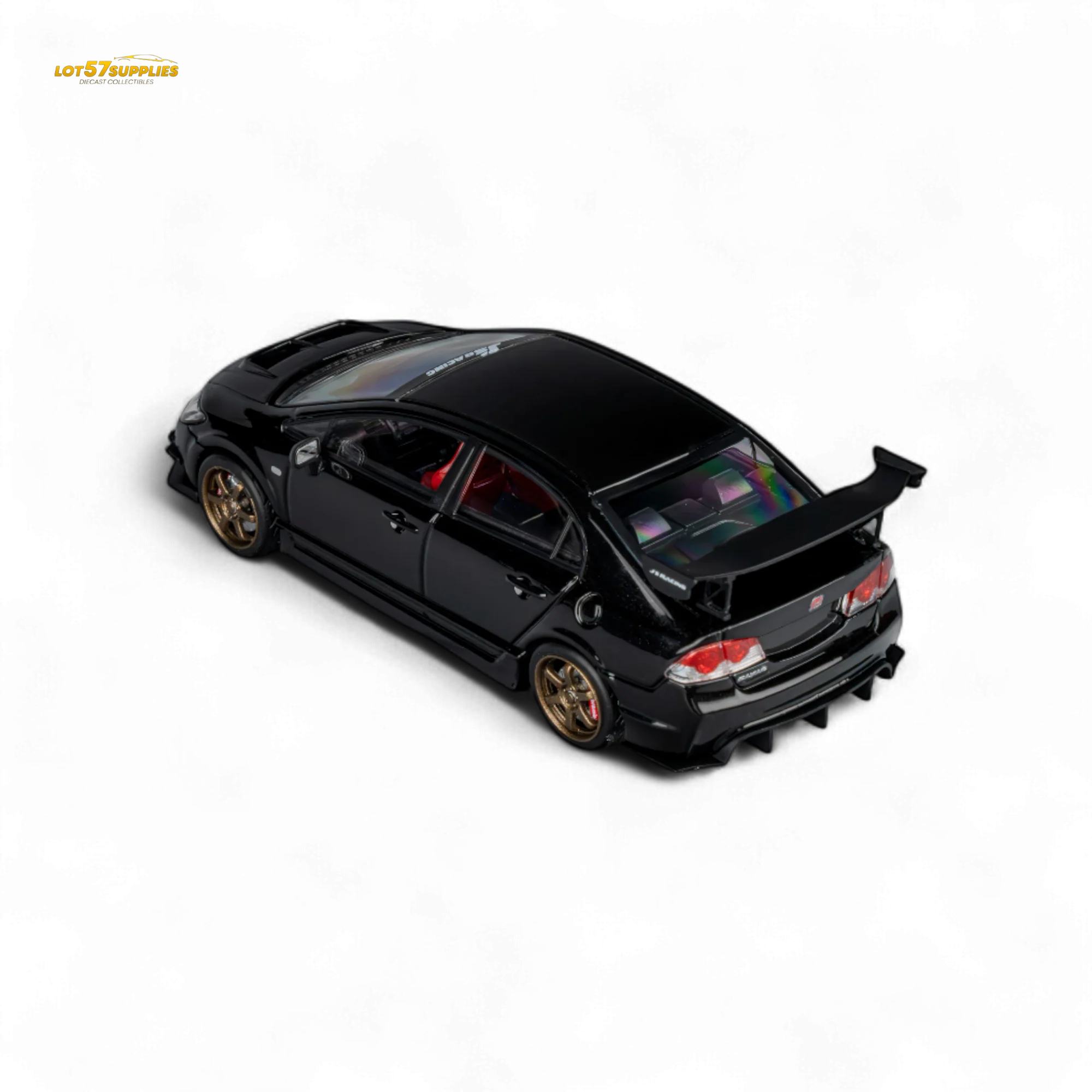 Microturbo FD2 J'S Racing Metallic Black 1:64 - Image 10