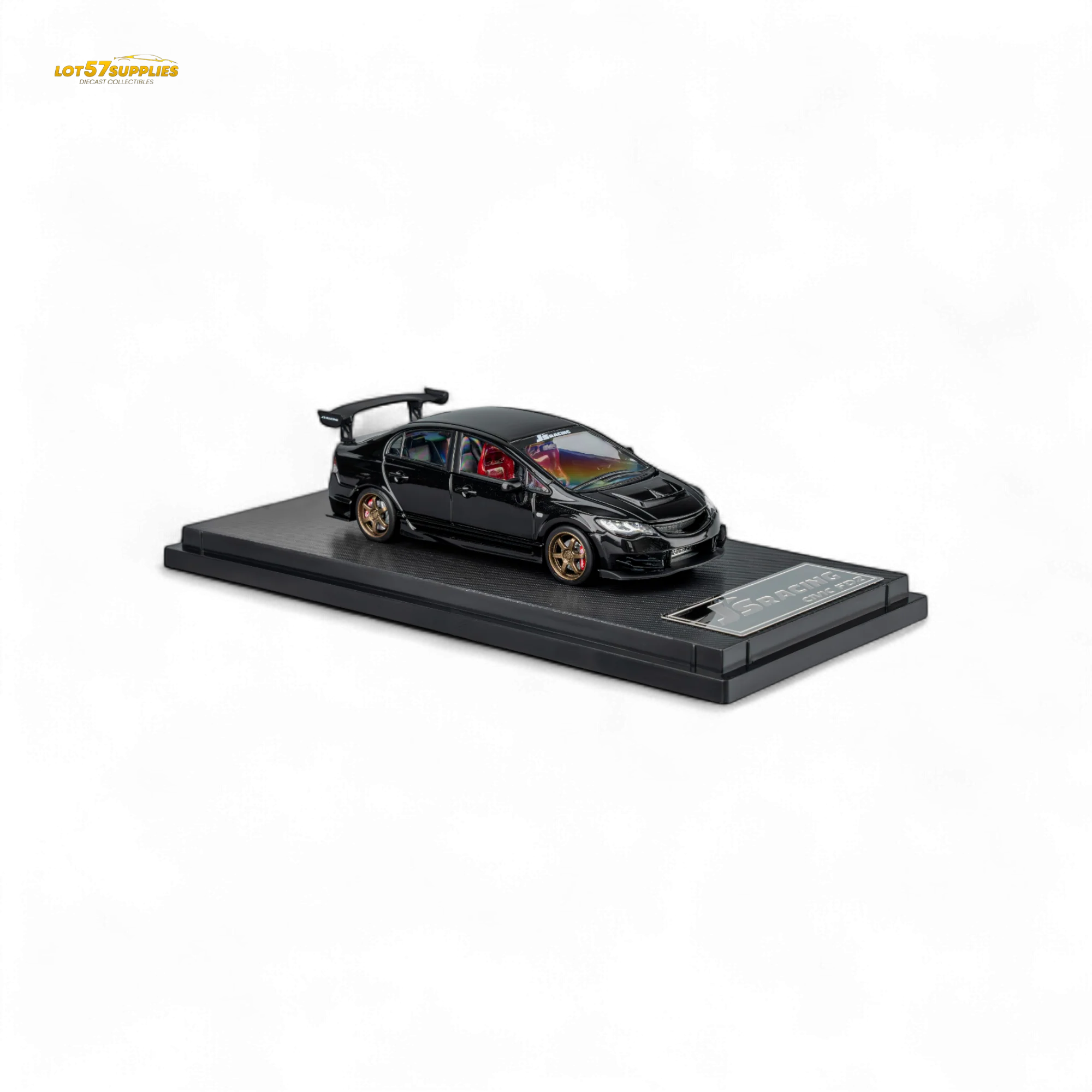 Microturbo FD2 J'S Racing Metallic Black 1:64 - Image 2