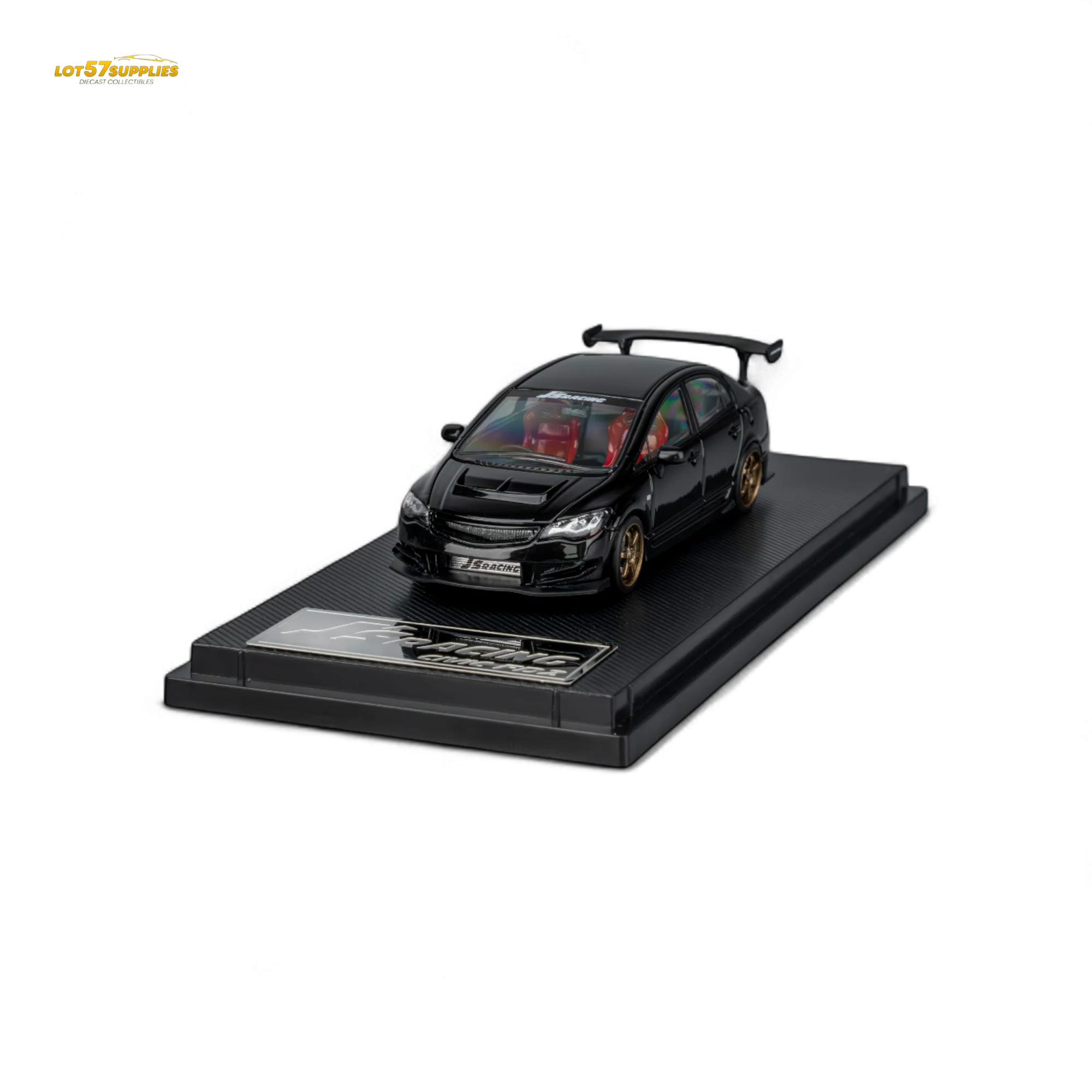 Microturbo FD2 J'S Racing Metallic Black 1:64 - Image 4