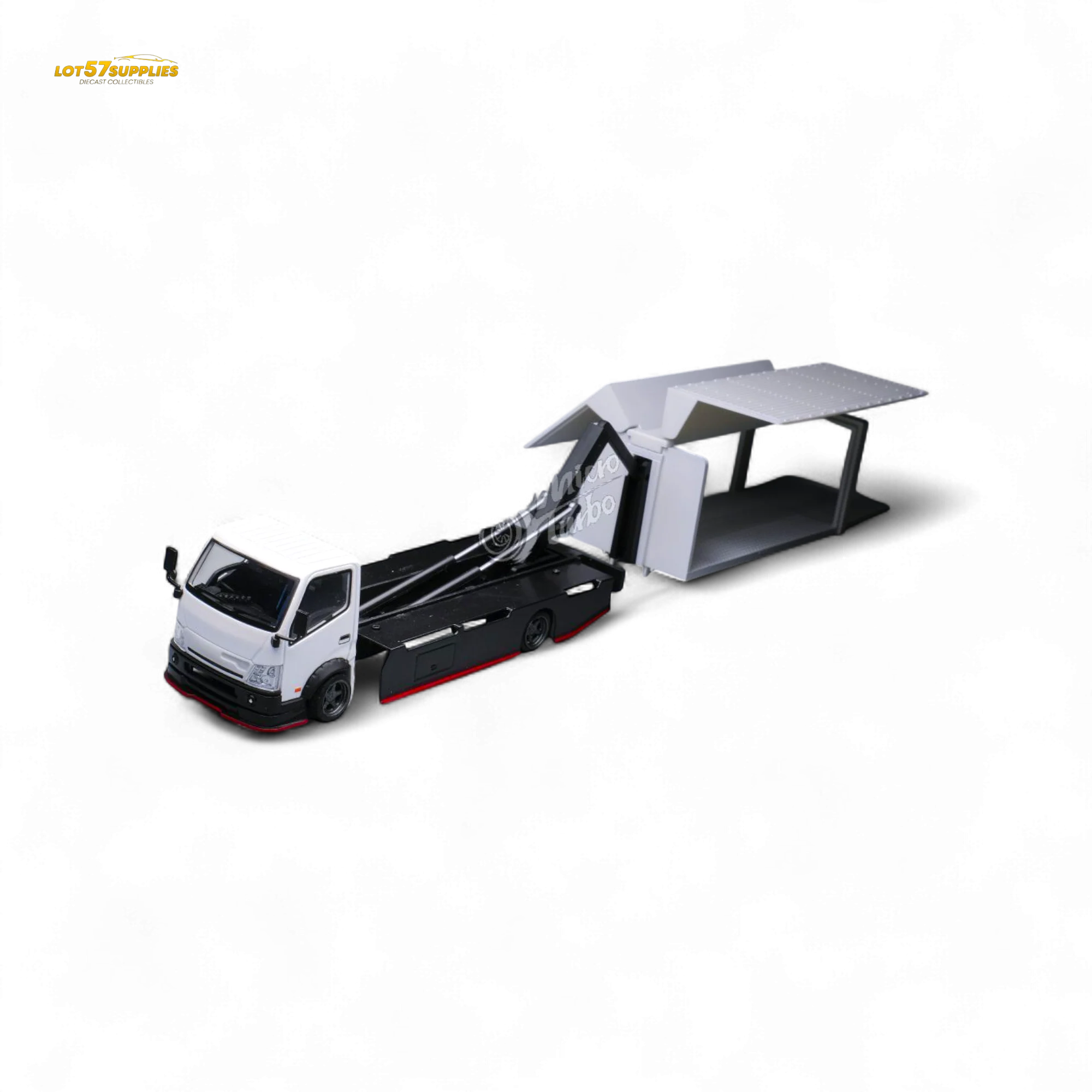 MicroTurbo Hino 300 Custom Wing Truck 1:64 - Image 3