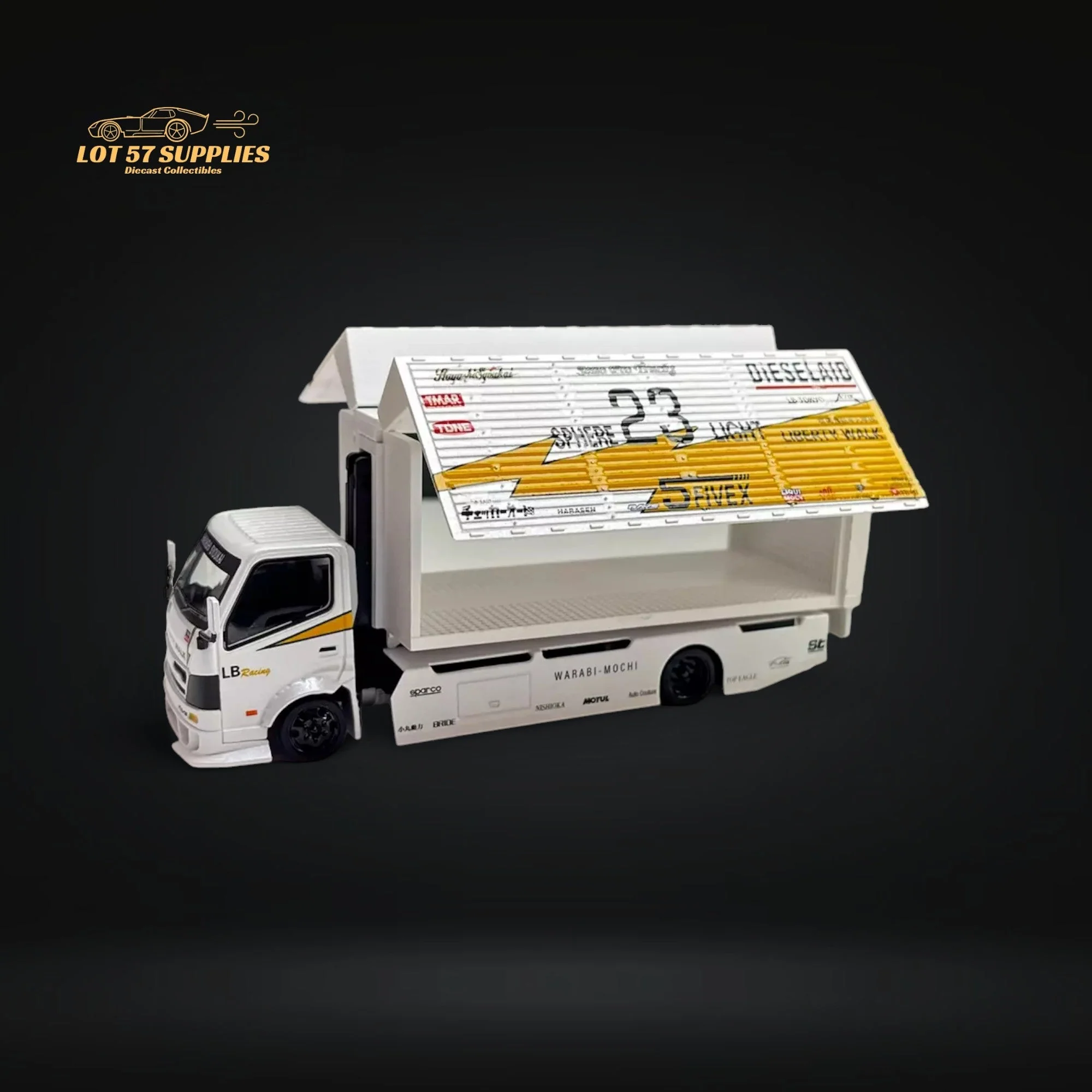 MicroTurbo Hino 300 LBWK Silhouette Lighting #23 1:64 - Image 2