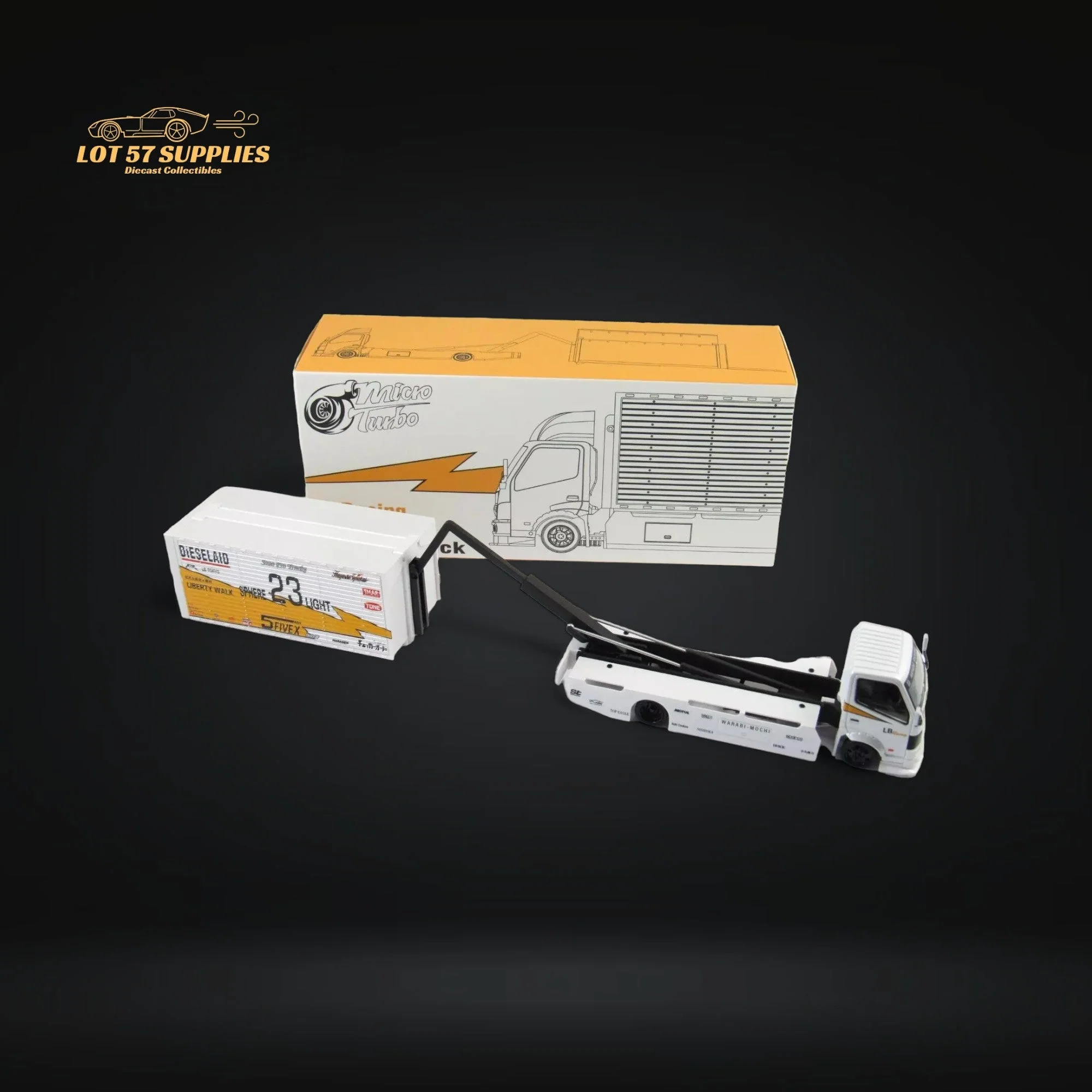 MicroTurbo Hino 300 LBWK Silhouette Lighting #23 1:64 - Image 4