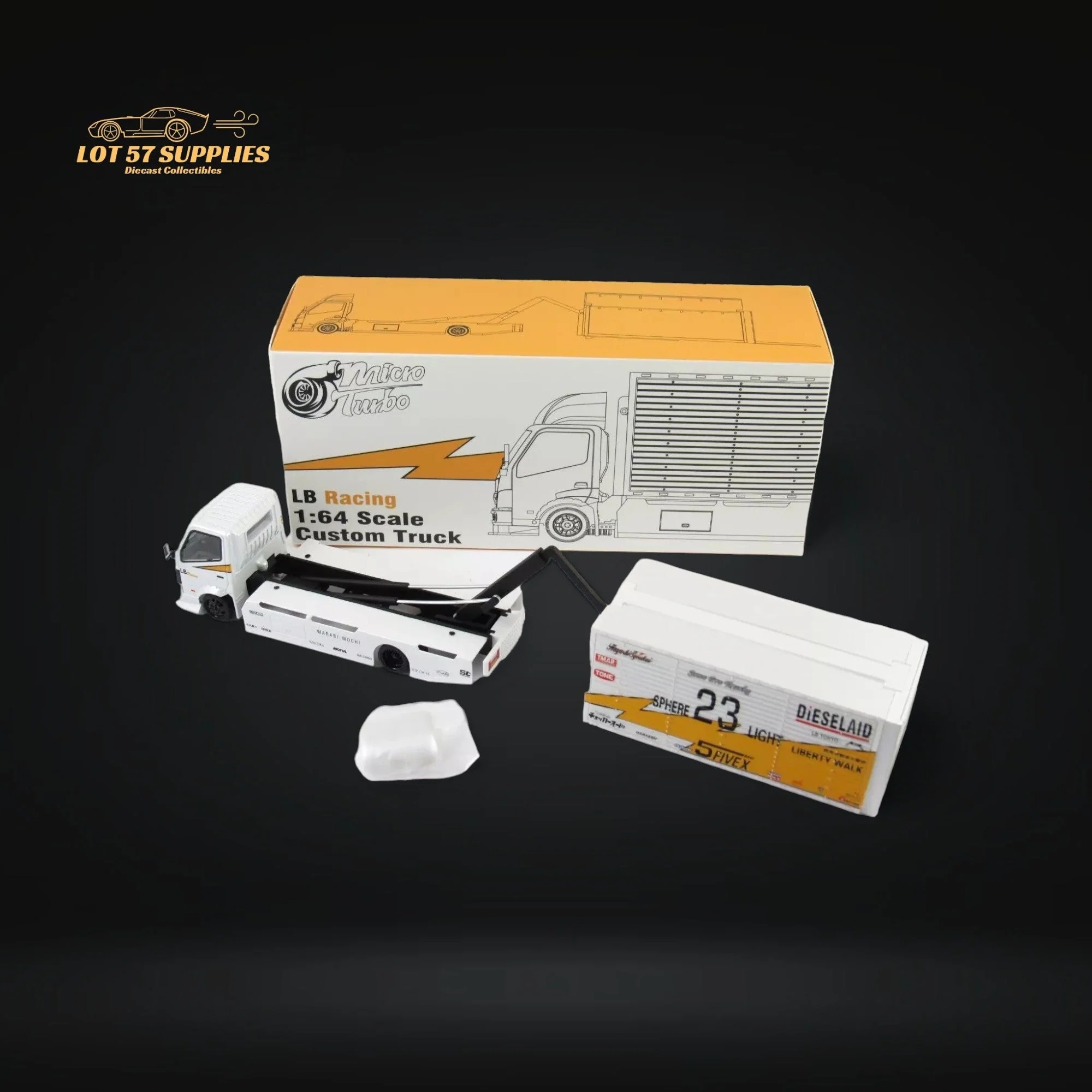 MicroTurbo Hino 300 LBWK Silhouette Lighting #23 1:64 - Image 5