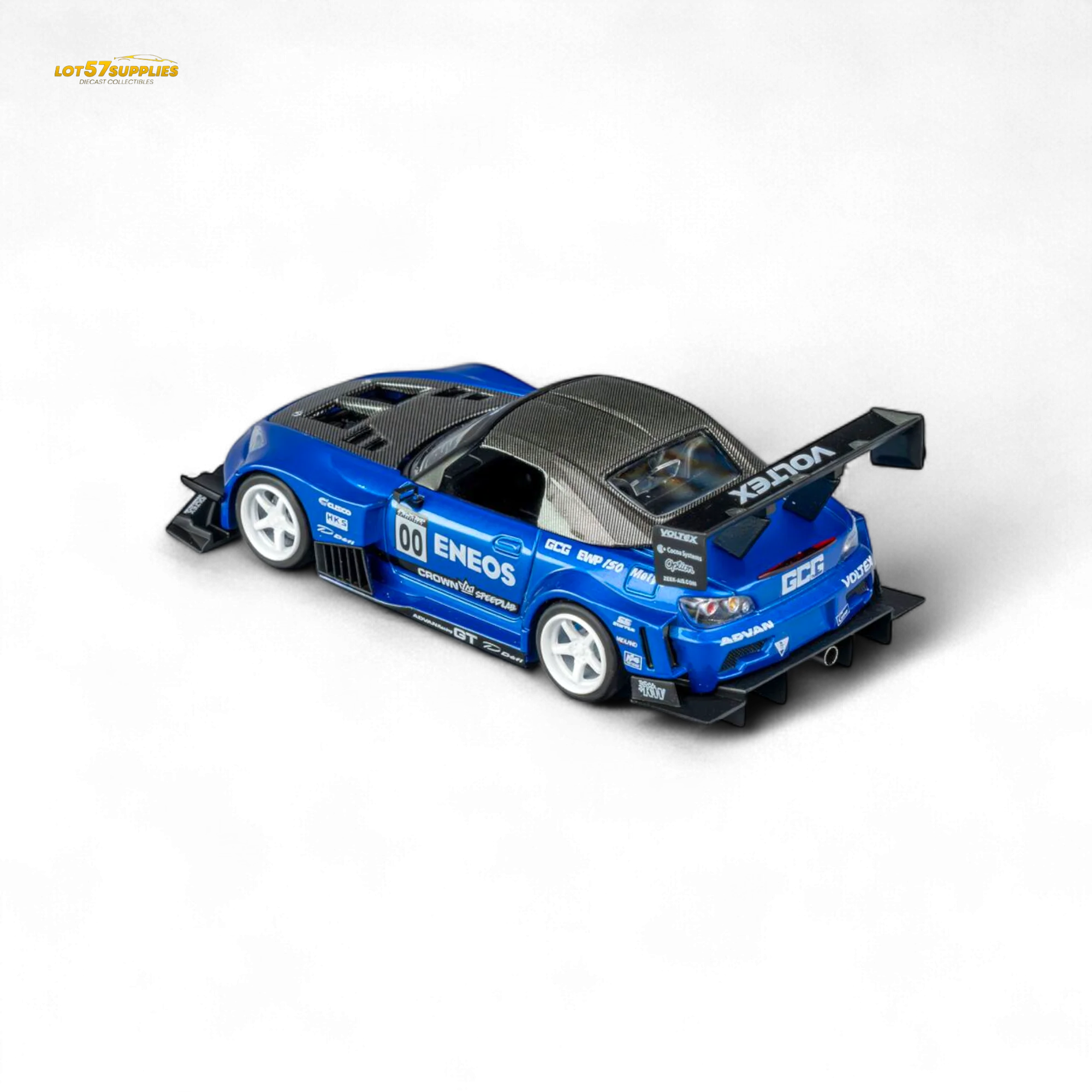 MicroTurbo Honda S2000 ENEOS #00 TOP FUEL - Candy Blue 1:64 - Image 5