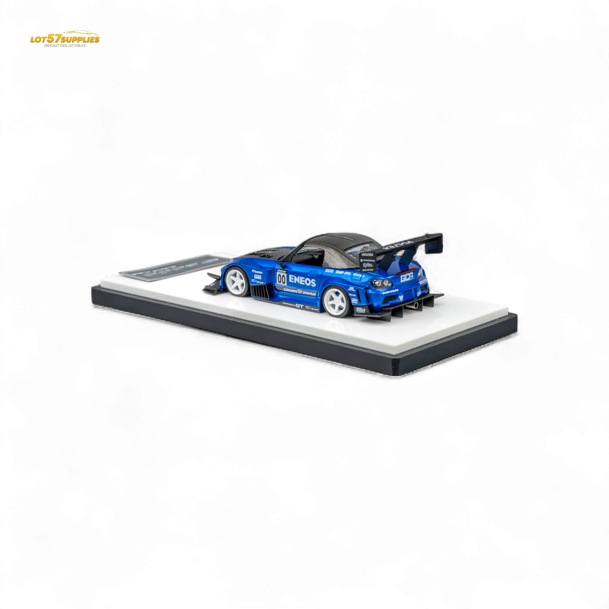 MicroTurbo Honda S2000 ENEOS #00 TOP FUEL - Candy Blue 1:64 - Image 6