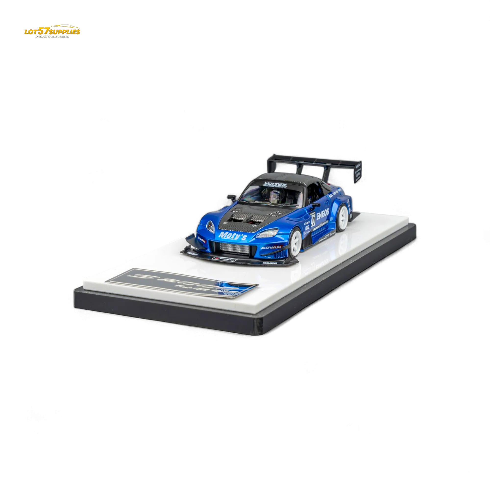 MicroTurbo Honda S2000 ENEOS #00 TOP FUEL - Candy Blue 1:64 - Image 7