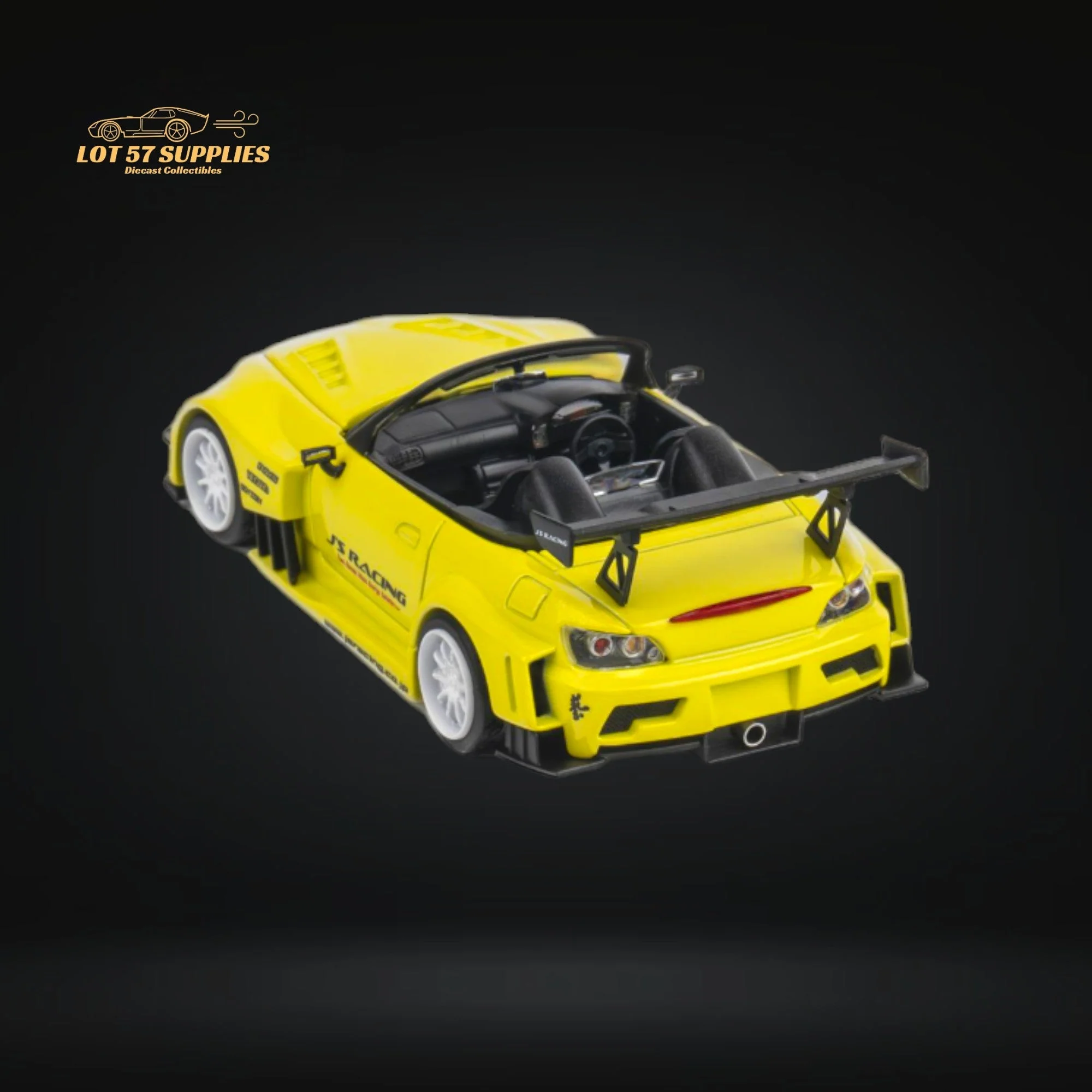 Microturbo Honda S2000 JS Racing Indy Yellow Pearl 1:64 - Image 10