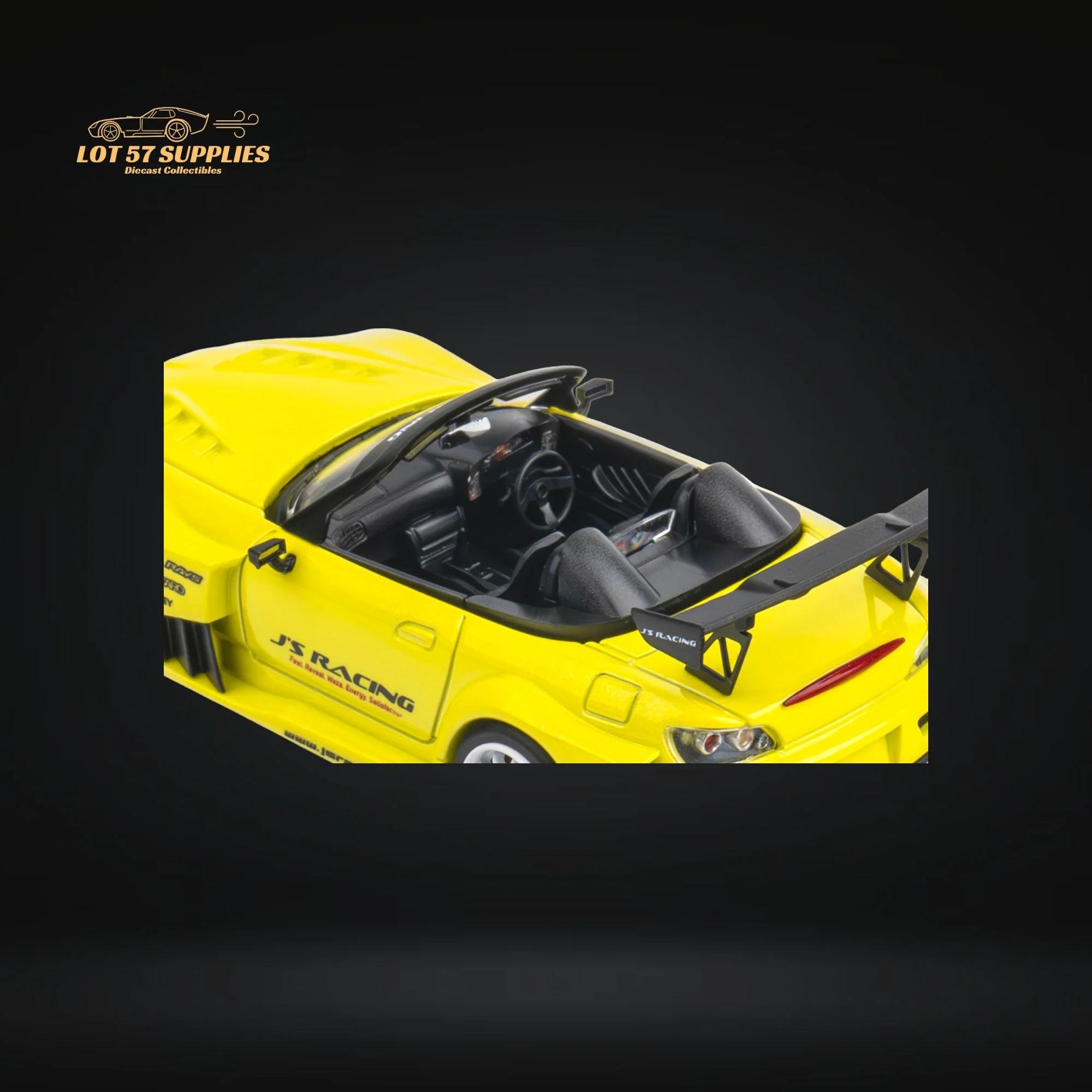 Microturbo Honda S2000 JS Racing Indy Yellow Pearl 1:64 - Image 11