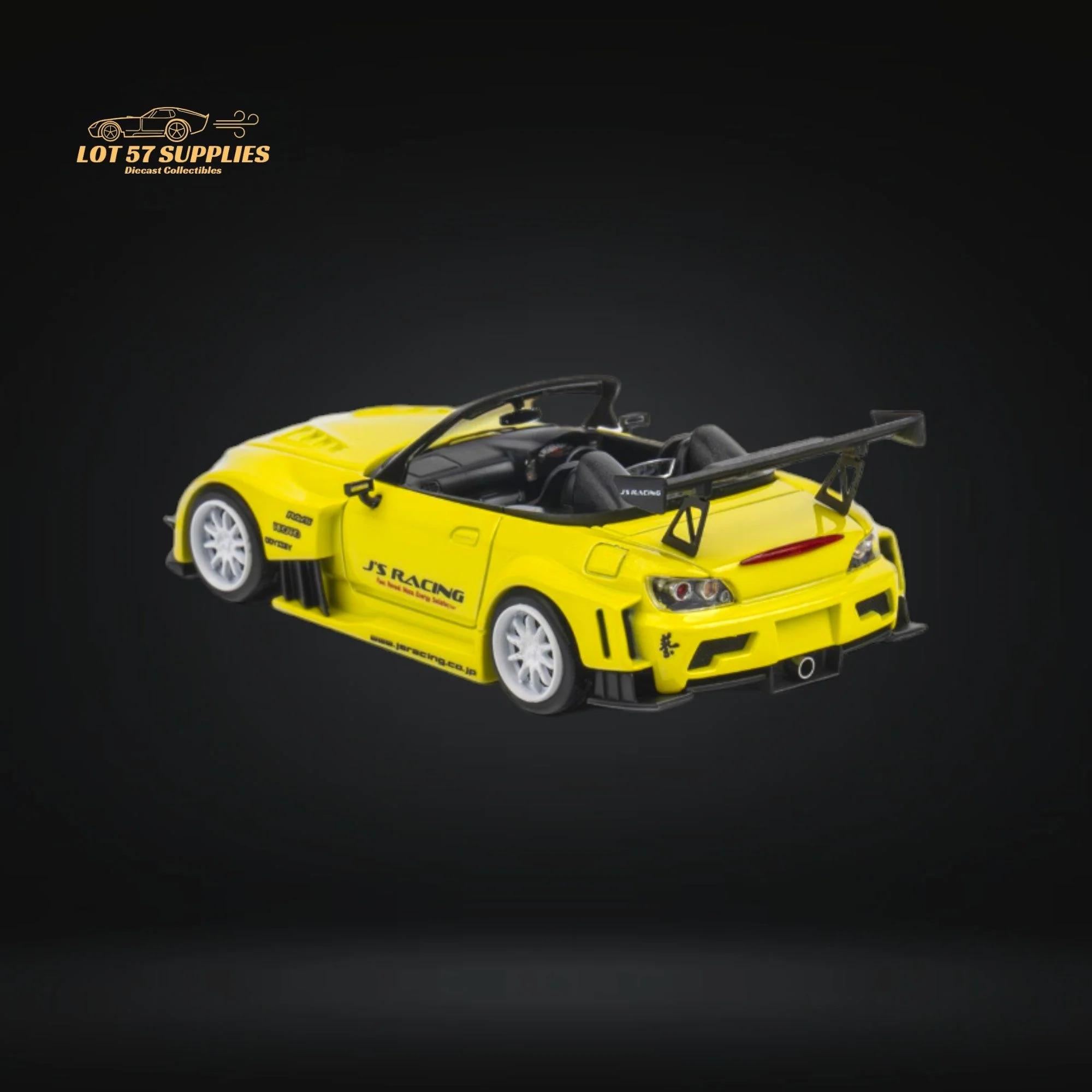 Microturbo Honda S2000 JS Racing Indy Yellow Pearl 1:64 - Image 7