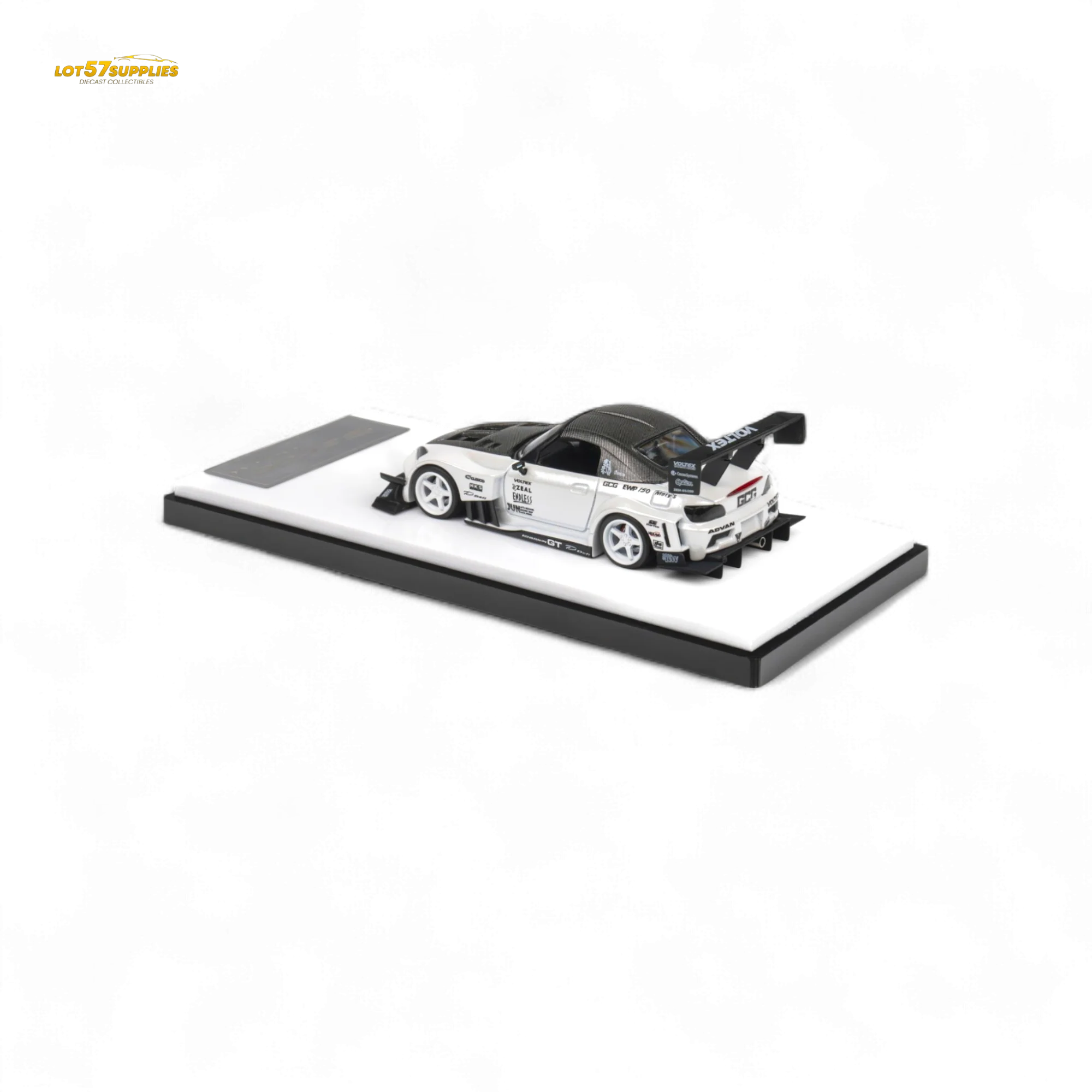 Microturbo Honda S2000 Metallic White 1:64 - Image 4