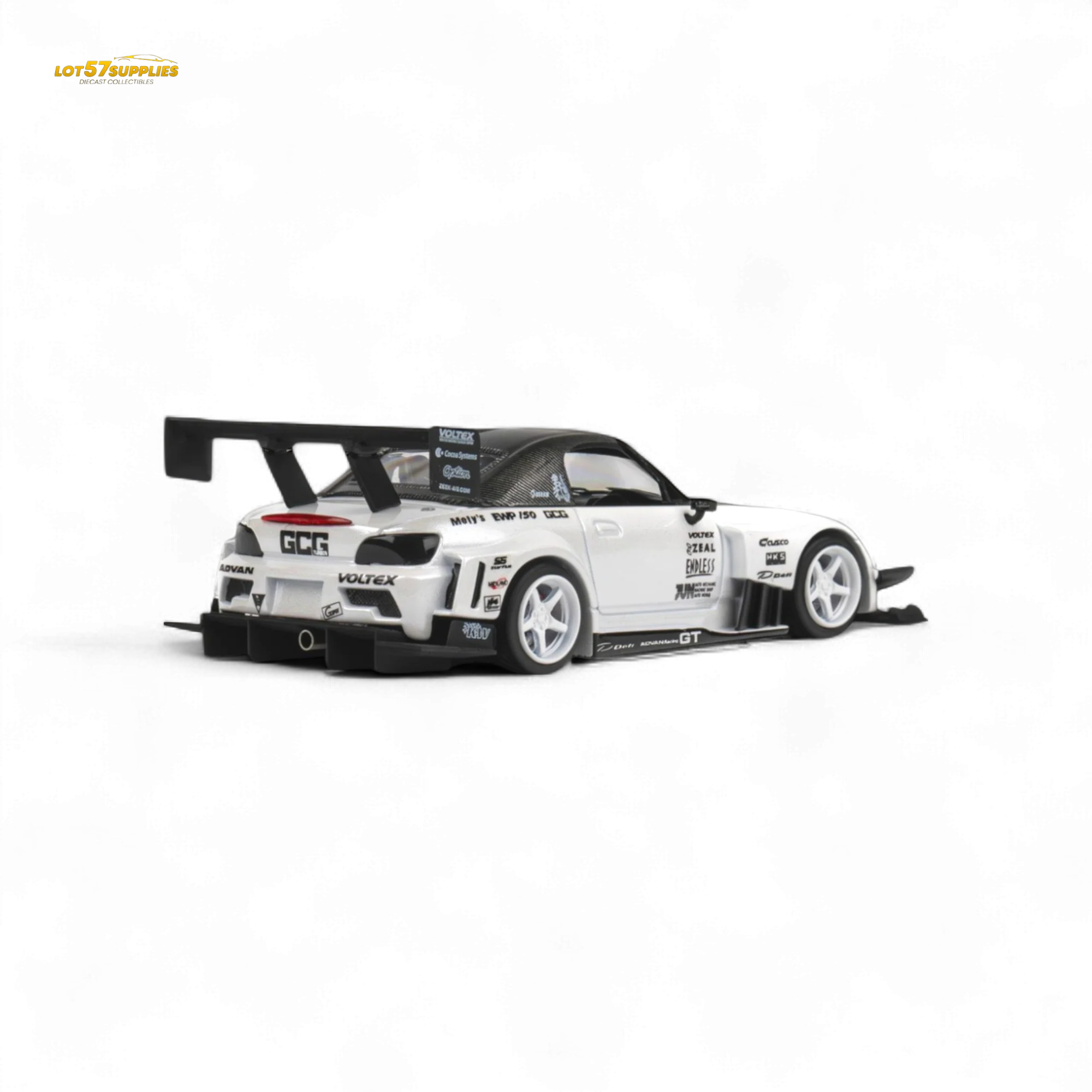Microturbo Honda S2000 Metallic White 1:64 - Image 7