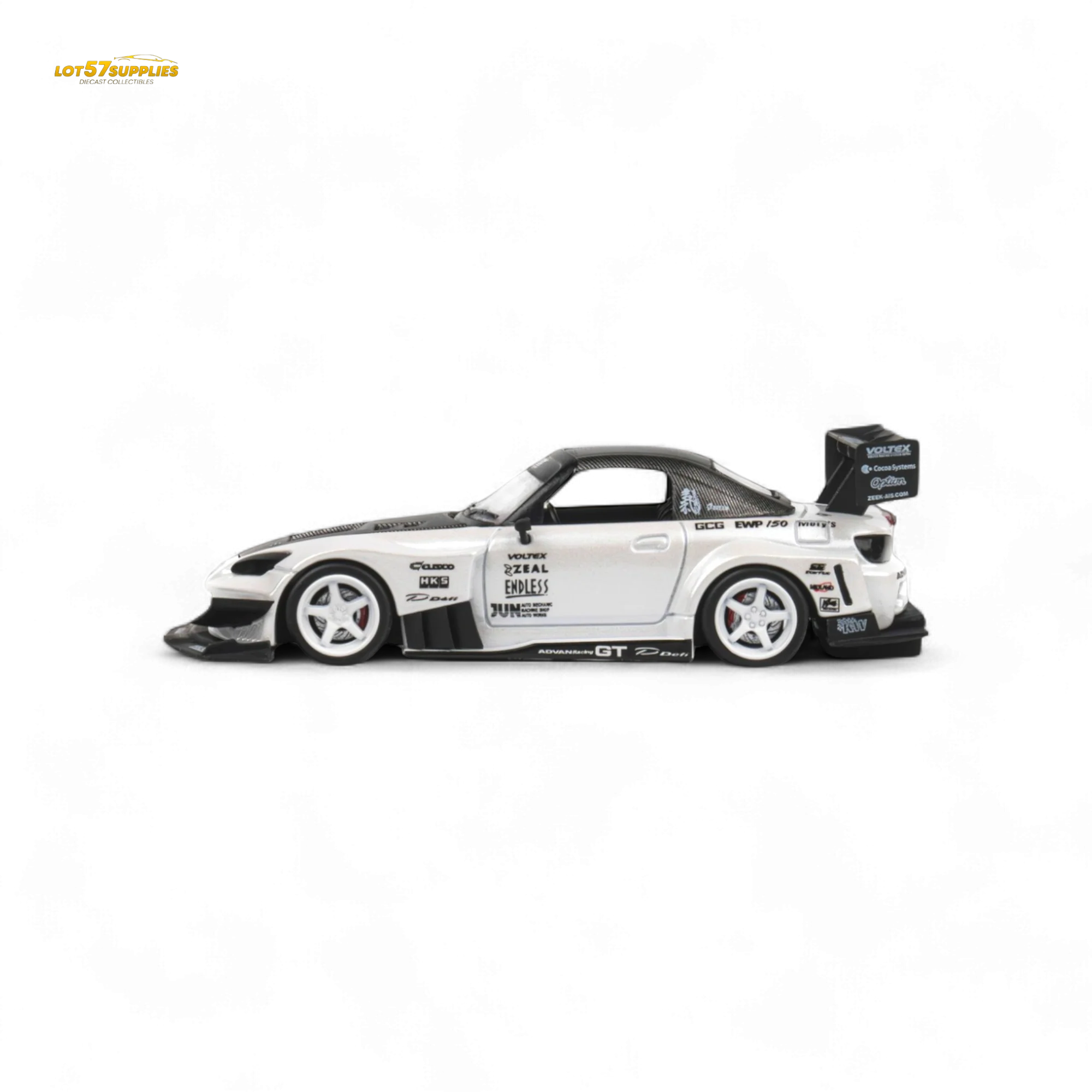 Microturbo Honda S2000 Metallic White 1:64 - Image 8