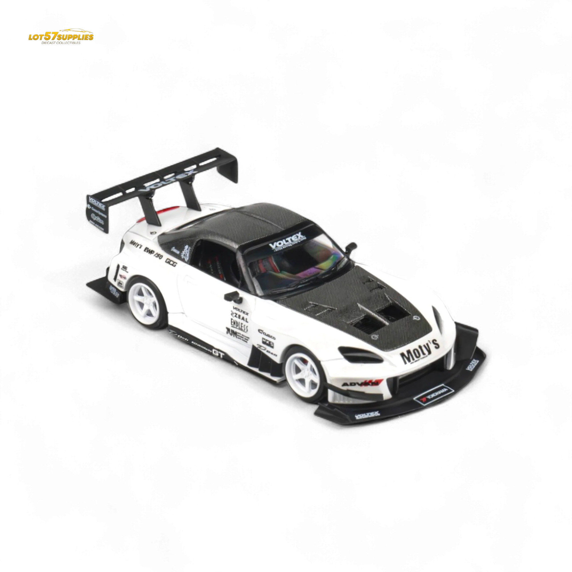 Microturbo Honda S2000 Metallic White 1:64 - Image 9