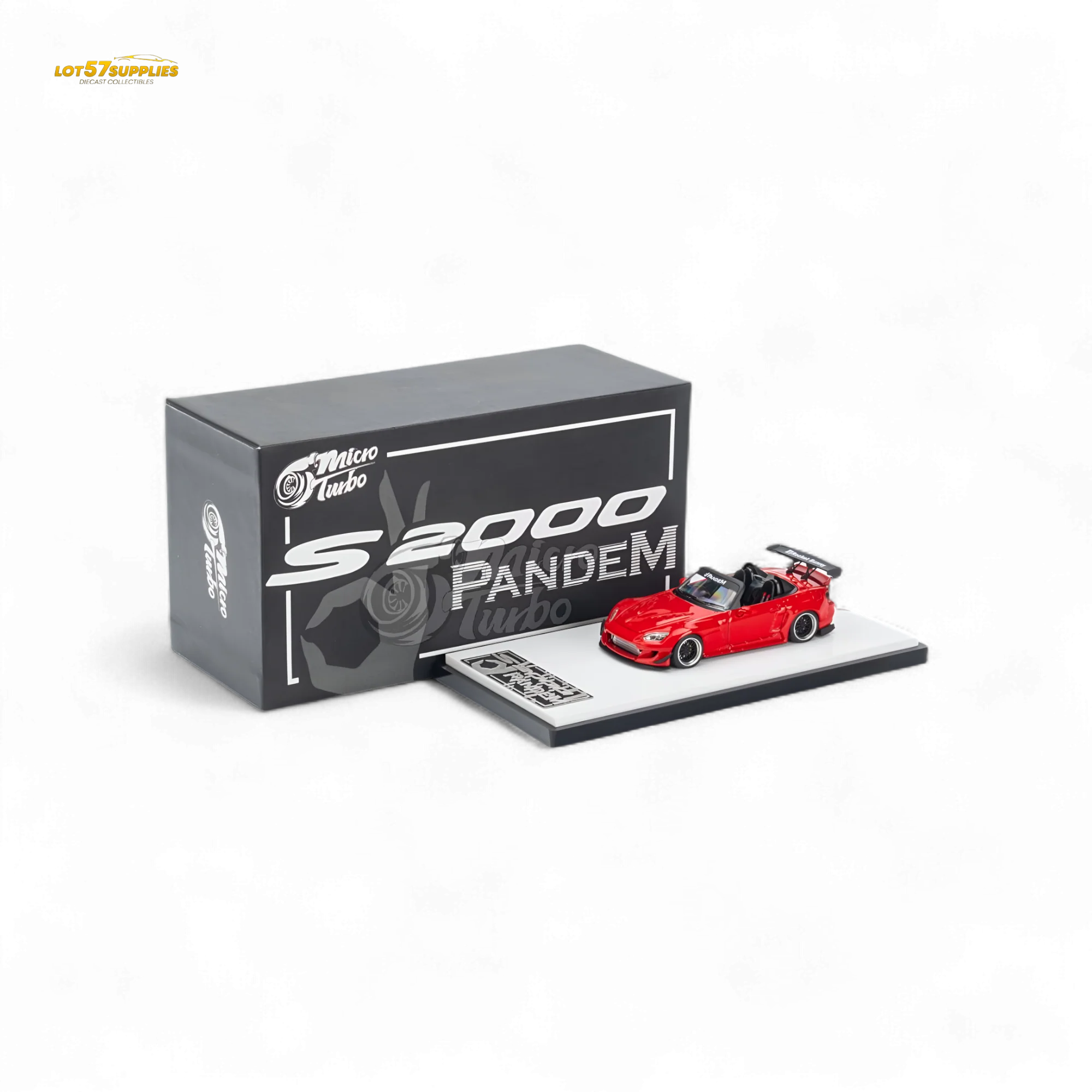 Microturbo Honda S2000 Pandem Rocket Bunny Red 1:64 - Image 2