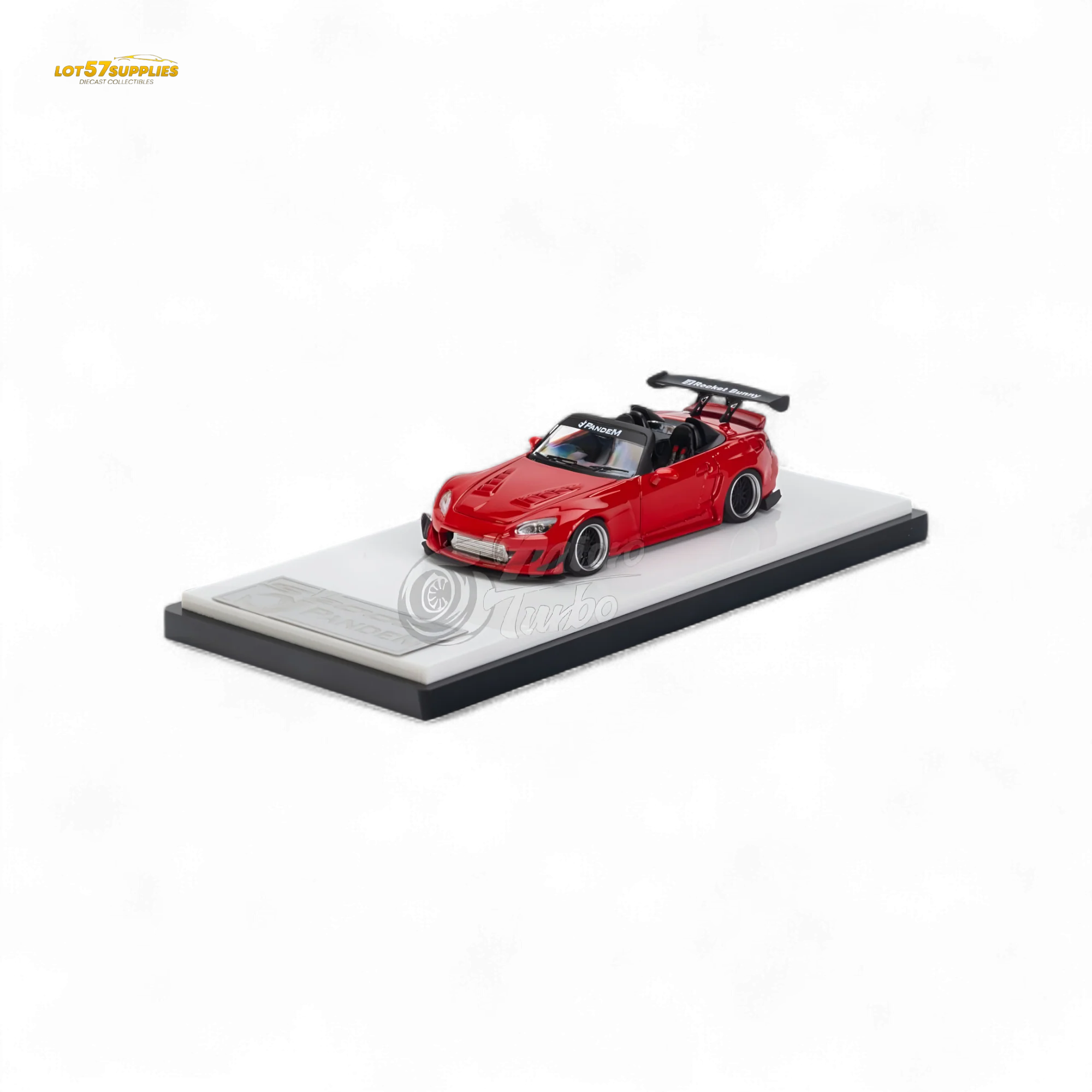 Microturbo Honda S2000 Pandem Rocket Bunny Red 1:64 - Image 3