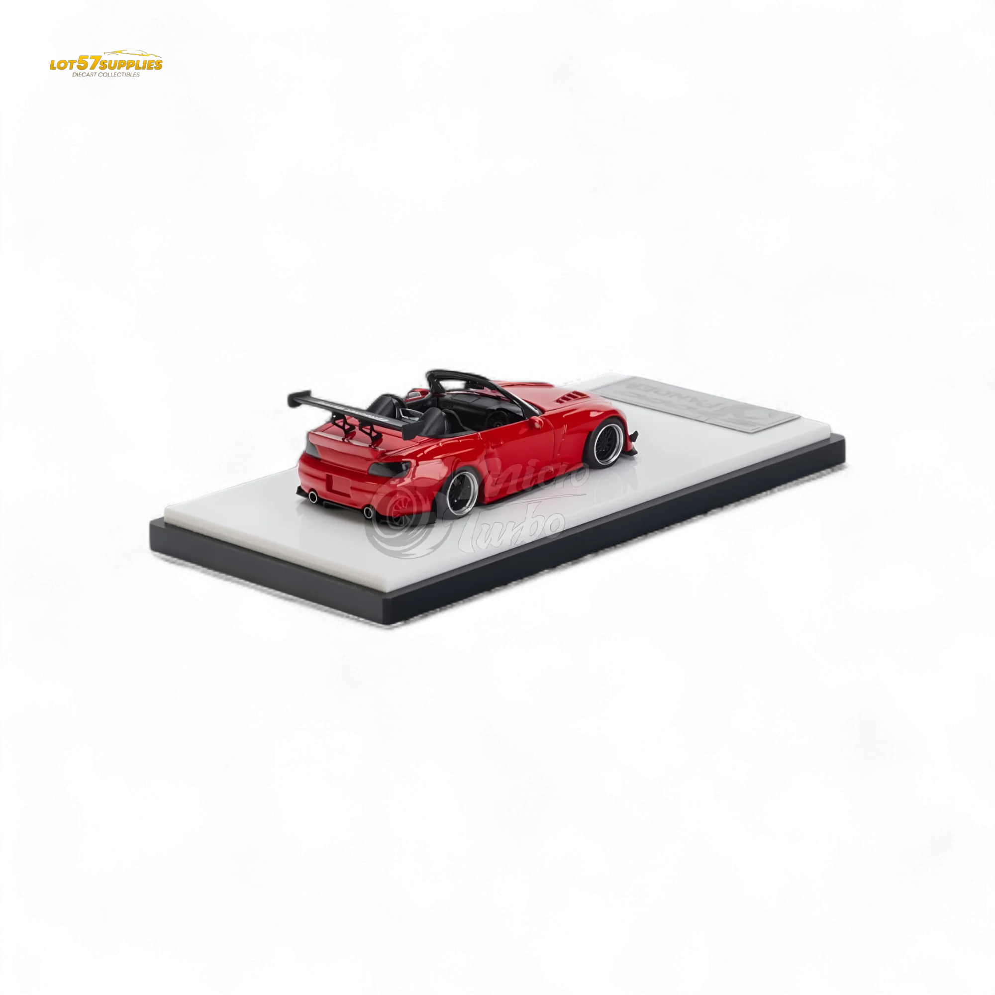 Microturbo Honda S2000 Pandem Rocket Bunny Red 1:64 - Image 4