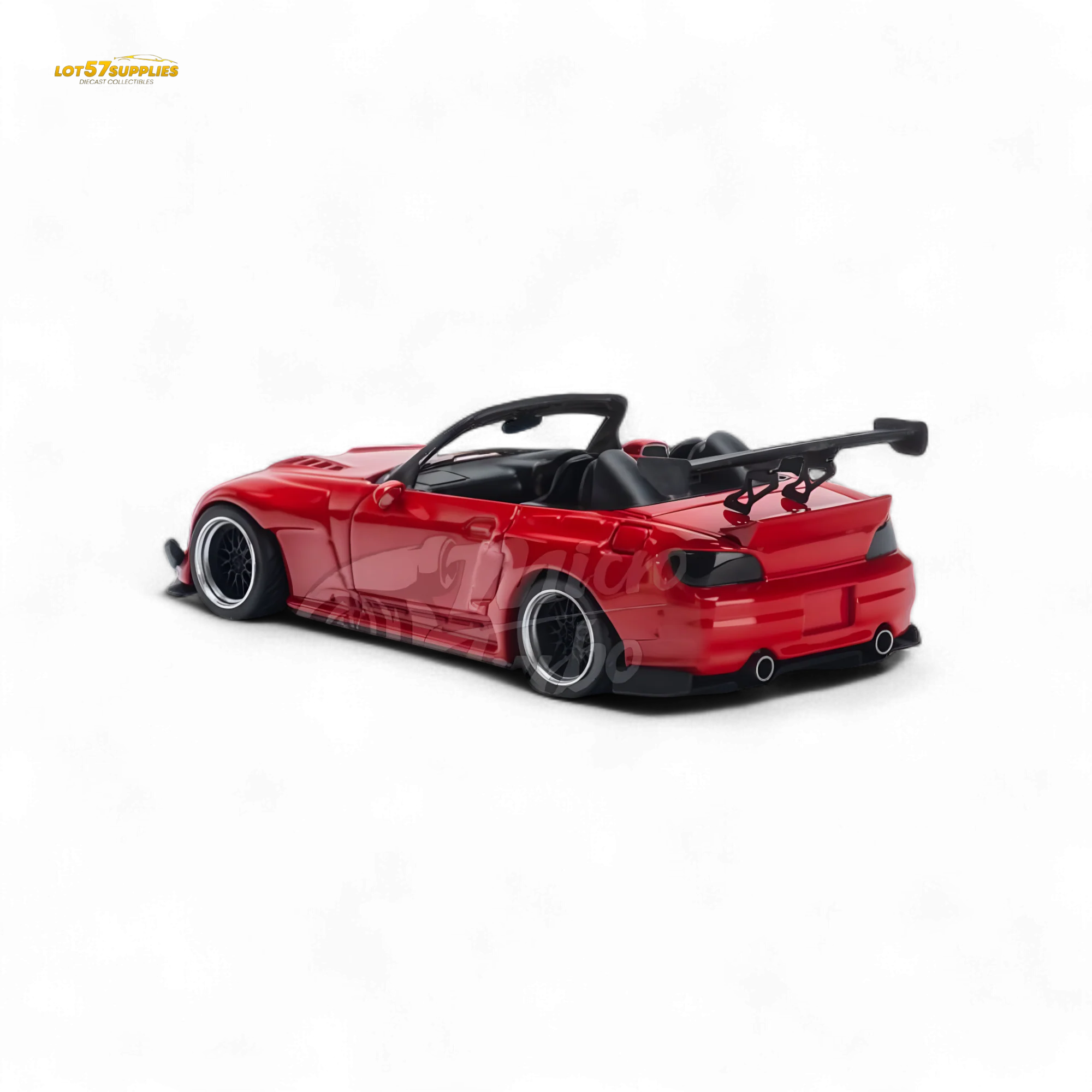 Microturbo Honda S2000 Pandem Rocket Bunny Red 1:64 - Image 6