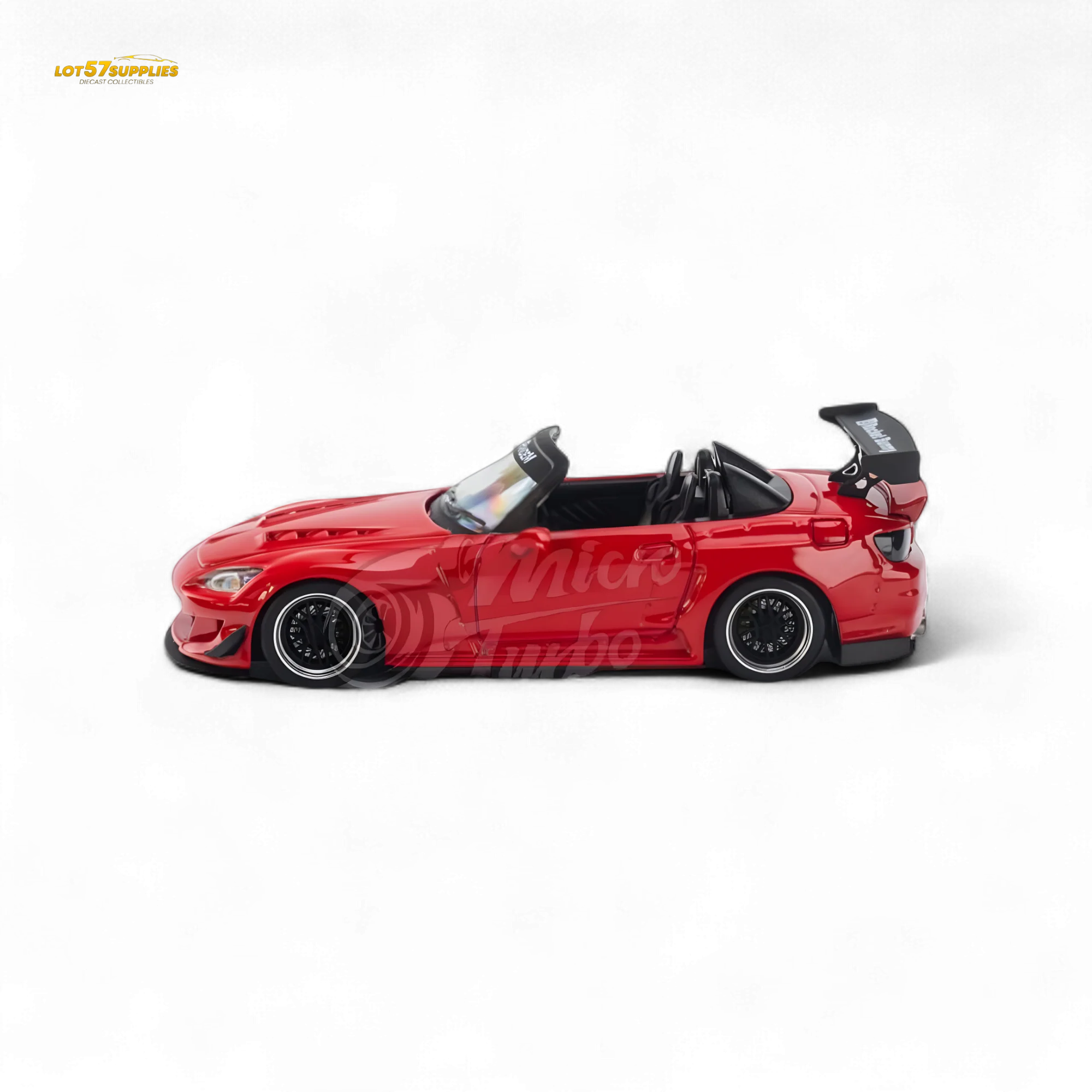 Microturbo Honda S2000 Pandem Rocket Bunny Red 1:64 - Image 7