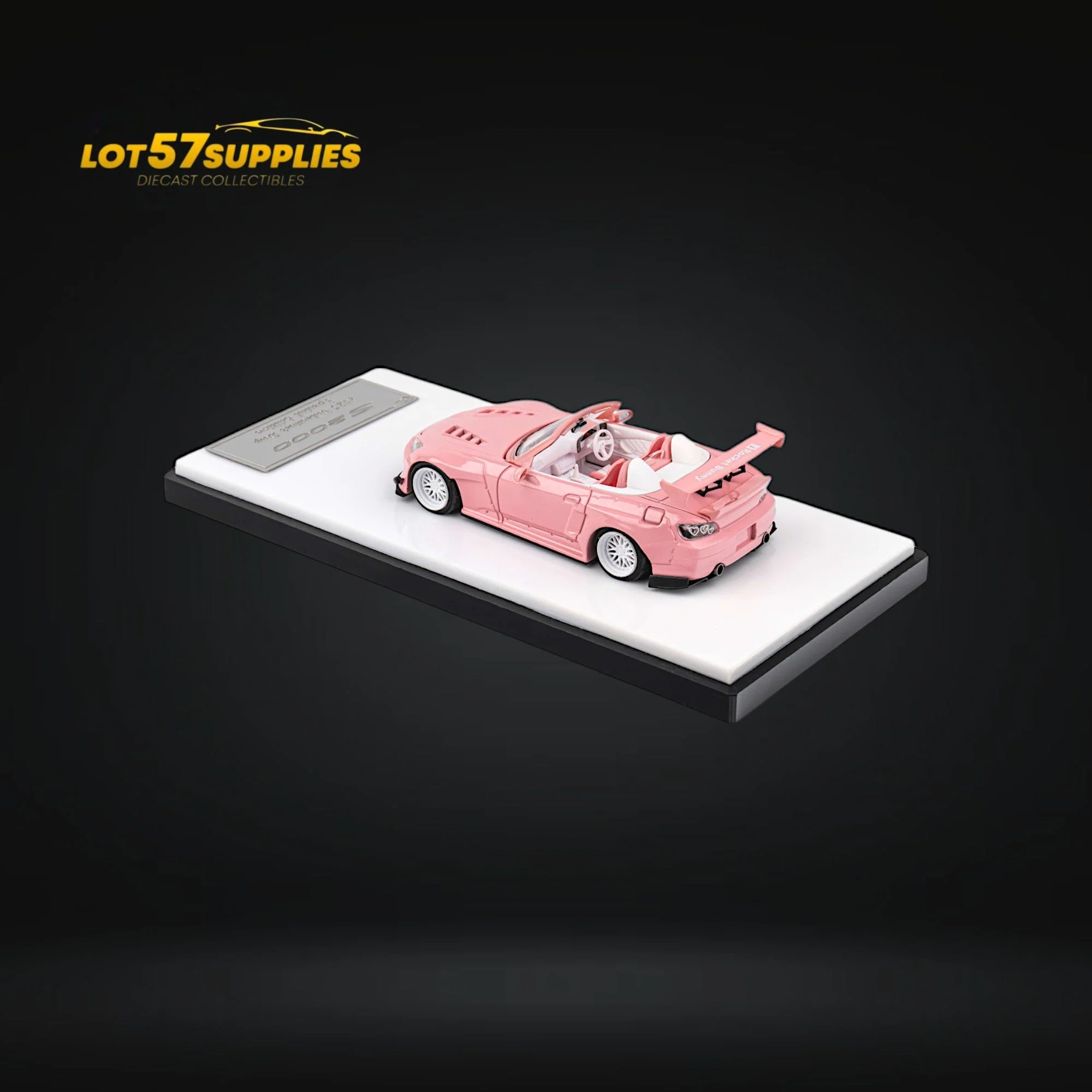 Microturbo Honda S2000 Rocket Bunny Valentine's Pink 1:64 - Image 4