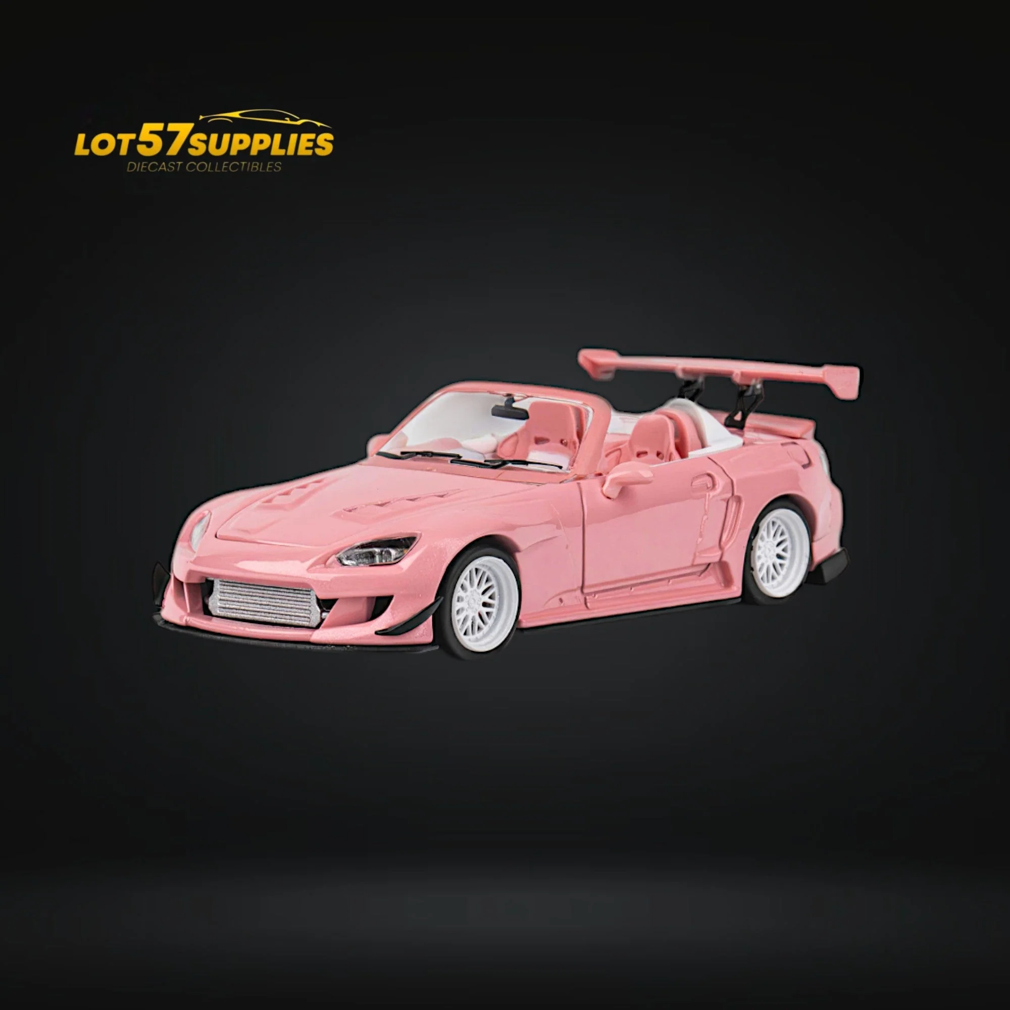Microturbo Honda S2000 Rocket Bunny Valentine's Pink 1:64 - Image 5