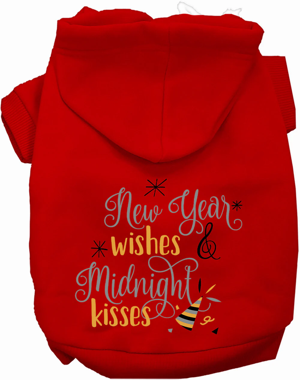 Midnight Kisses New Years Pet Hoodie - Image 11