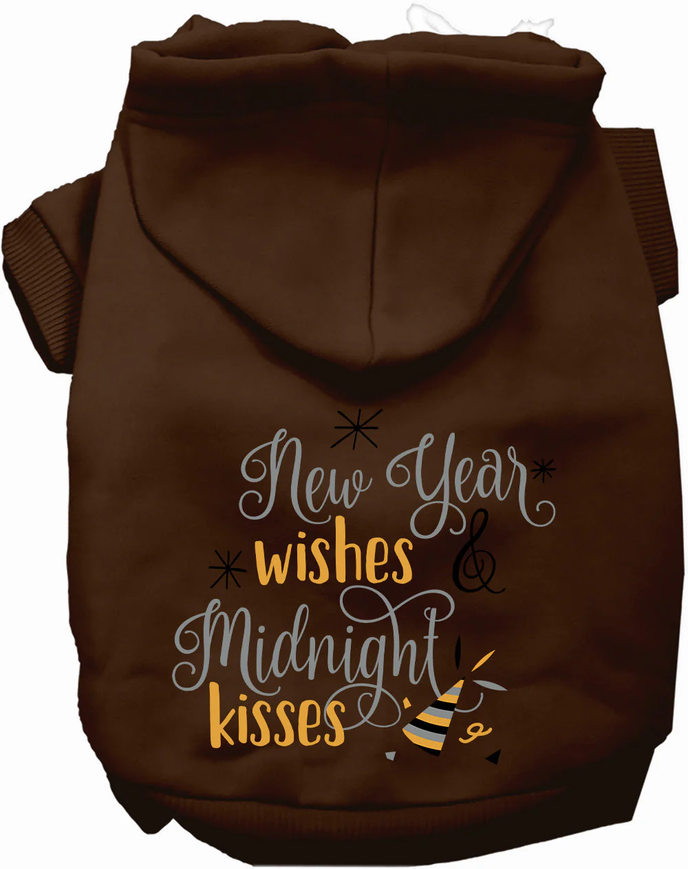 Midnight Kisses New Years Pet Hoodie - Image 5