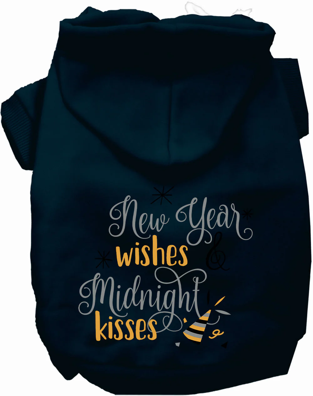 Midnight Kisses New Years Pet Hoodie - Image 9