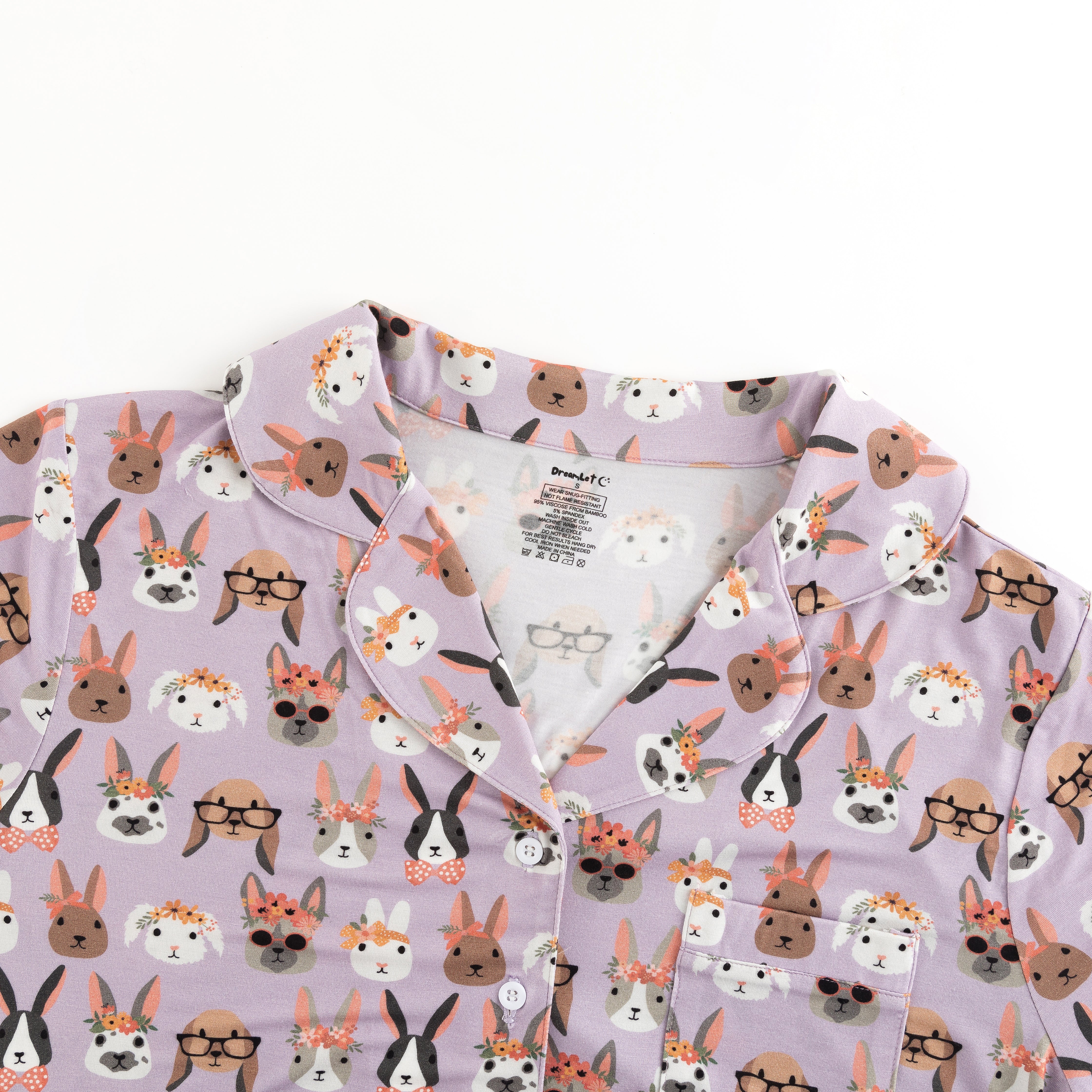 Midsummer Bunnies (Women's Short Sleeve PJ) - Image 3