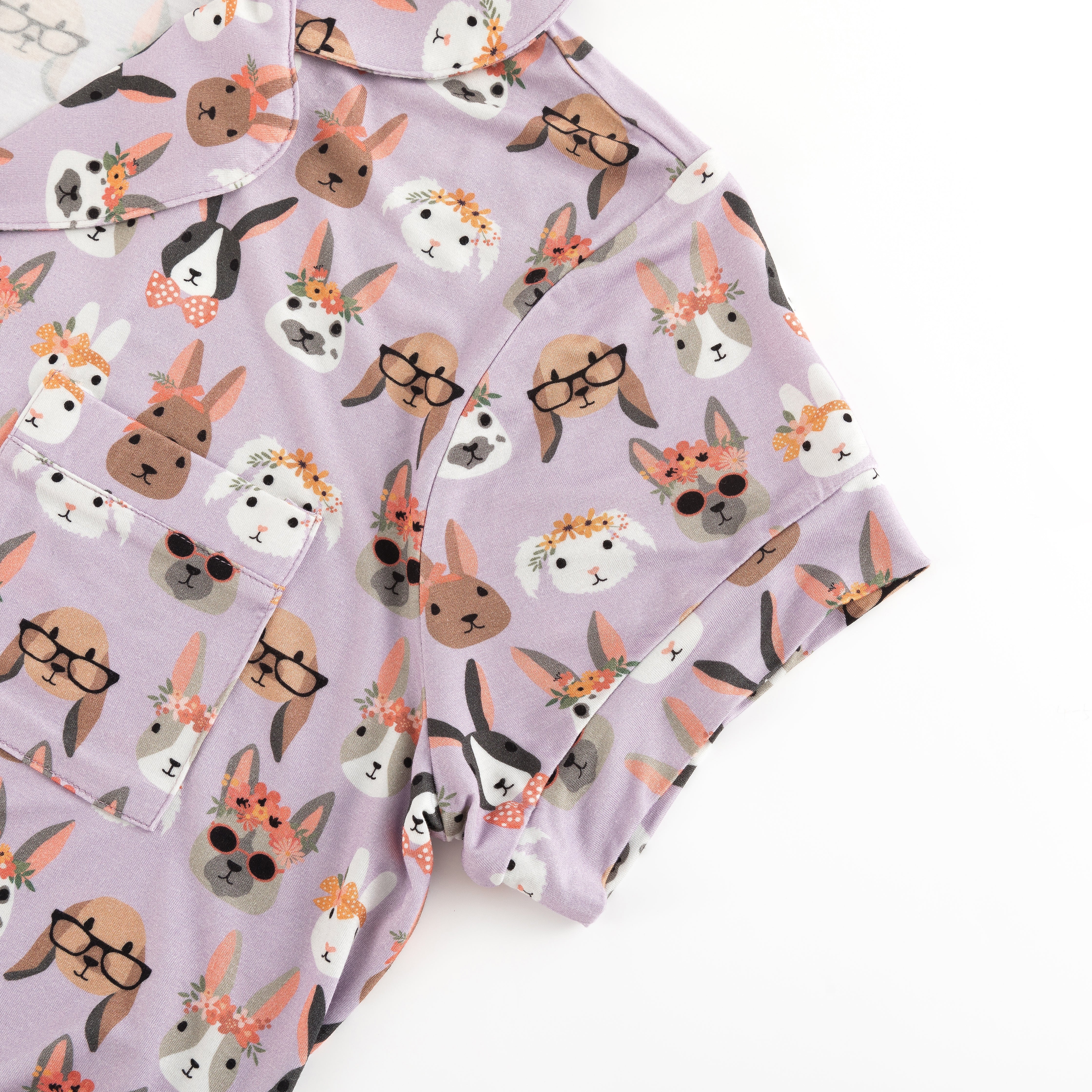 Midsummer Bunnies (Women's Short Sleeve PJ) - Image 4