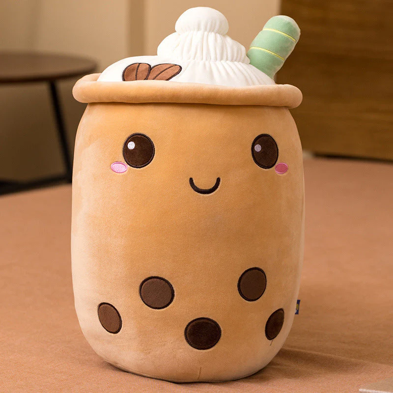 Milk Tea Cup Plush Toy Fruit Pillow Strawberry Matcha Cup Creative Doll - Image 5