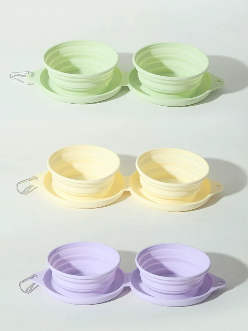Milou & Lumi Foldable Pet Travel Bowl - Image 3