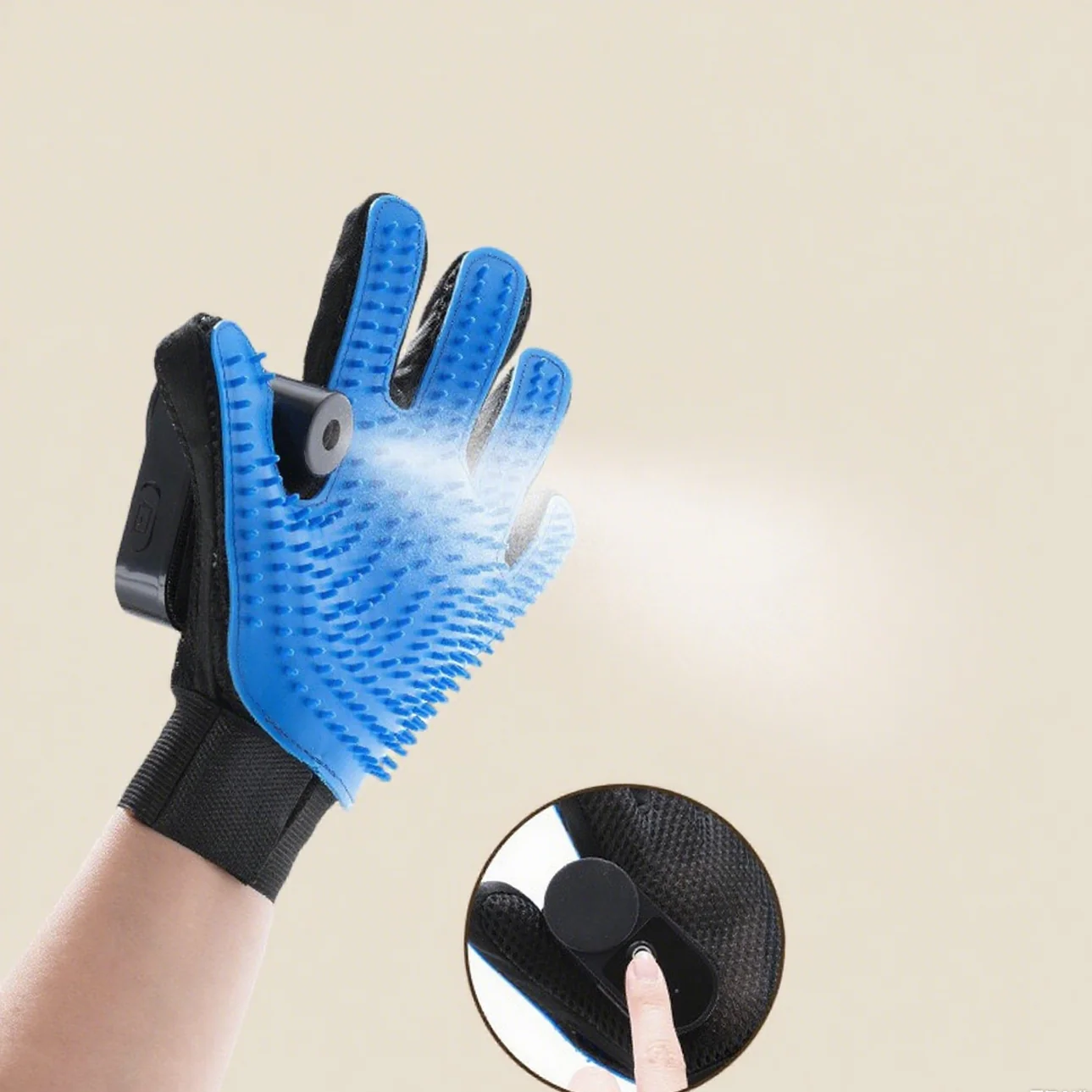 Milou & Lumi Pet Grooming Spray Glove for Hair Removal and Massage - Image 3