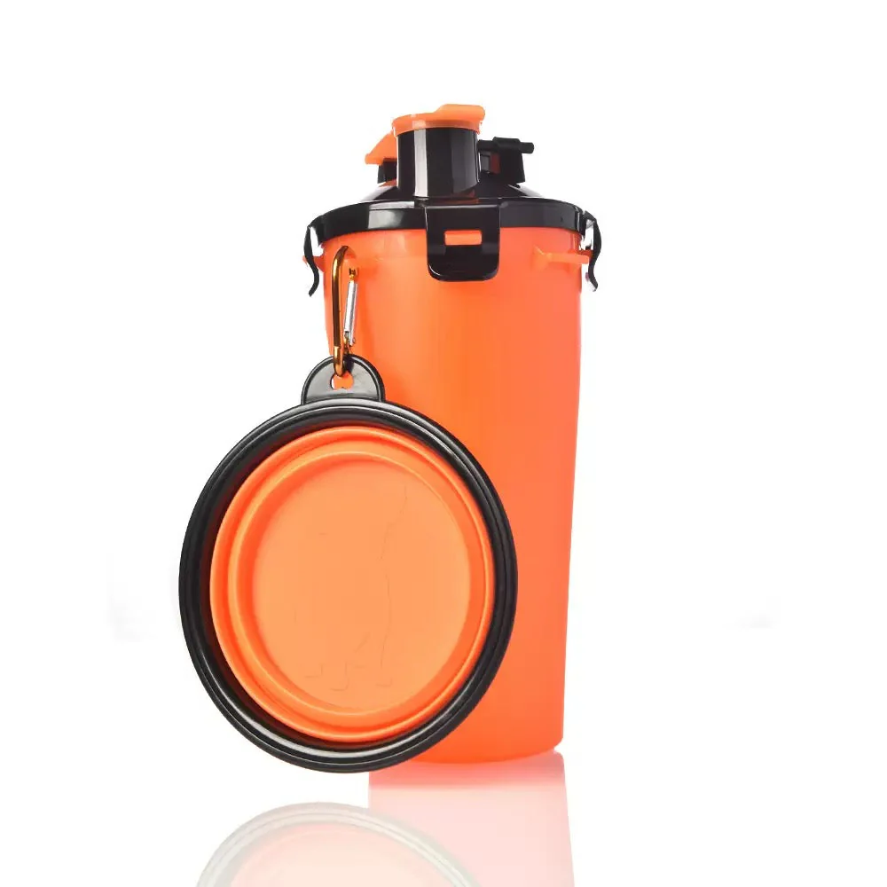 Milou & Lumi Portable Pet Travel Water and Food Bottle with Extra Bowl - Image 6