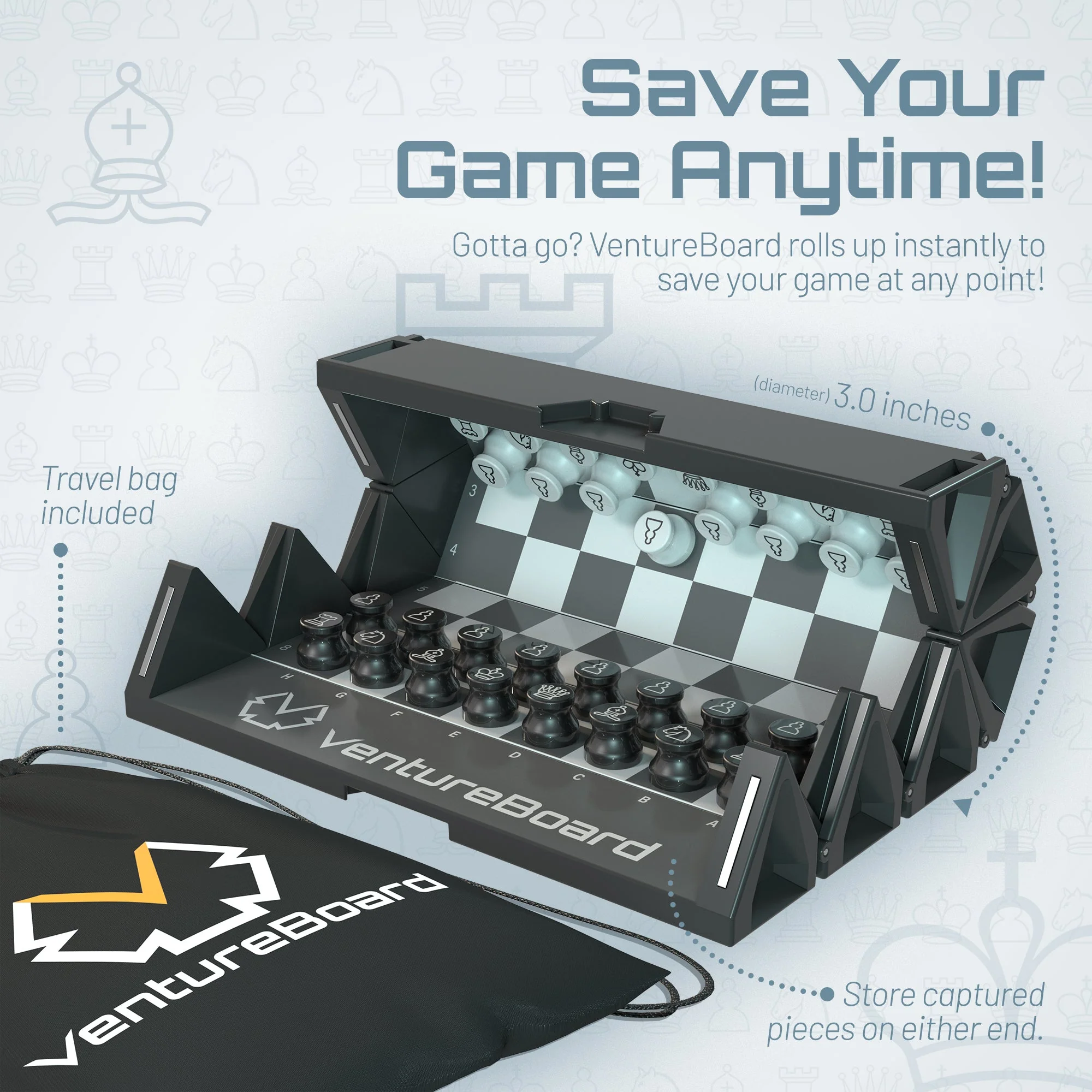 Mini Chess - Noir - Image 2