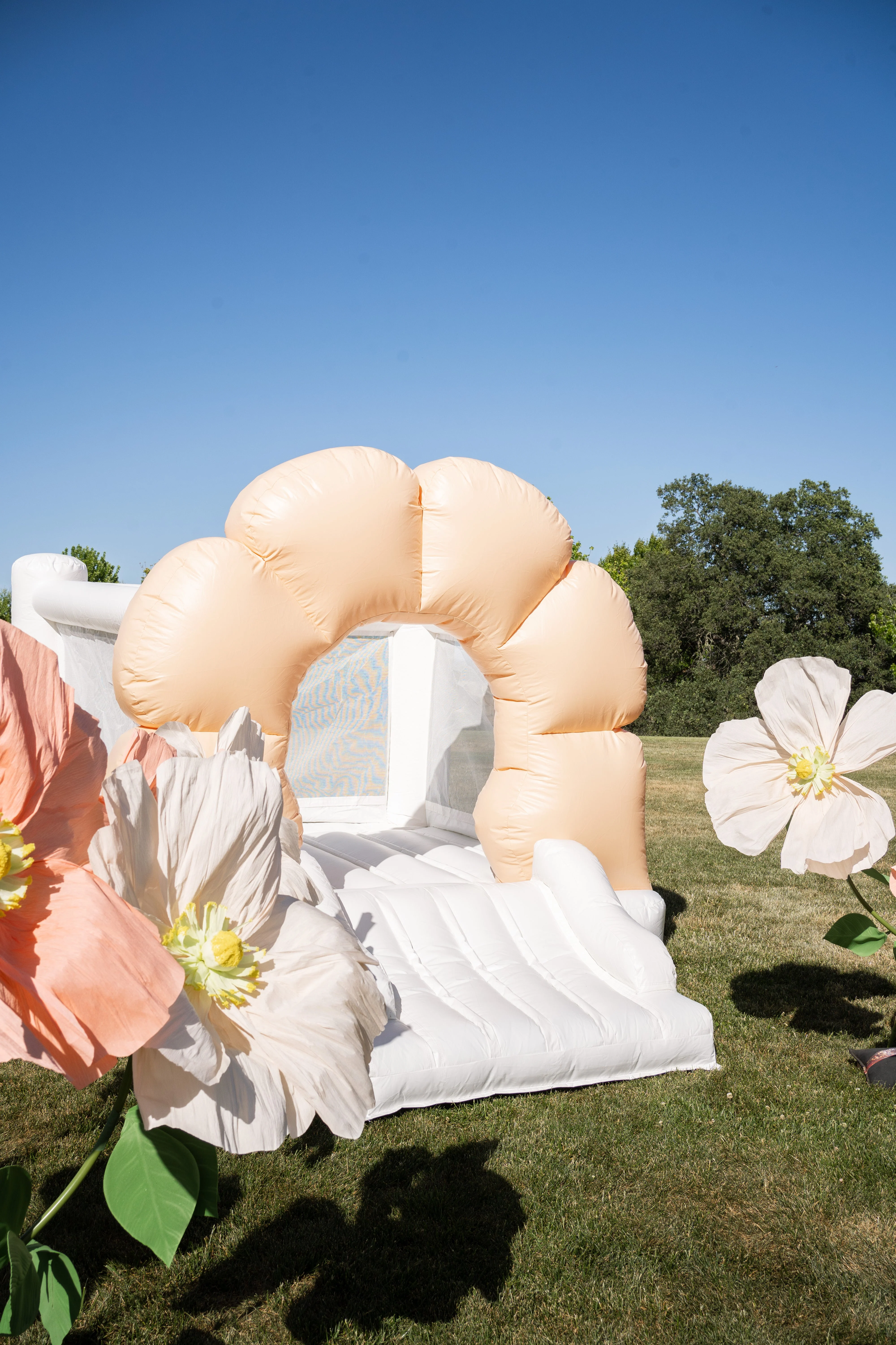 Mini Daisy - Peach Flower Bounce House - Image 2